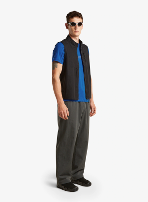 Тениска с щампа Icebreaker Merino 150 Tech Lite SS Tee Range Stripes - lazurite