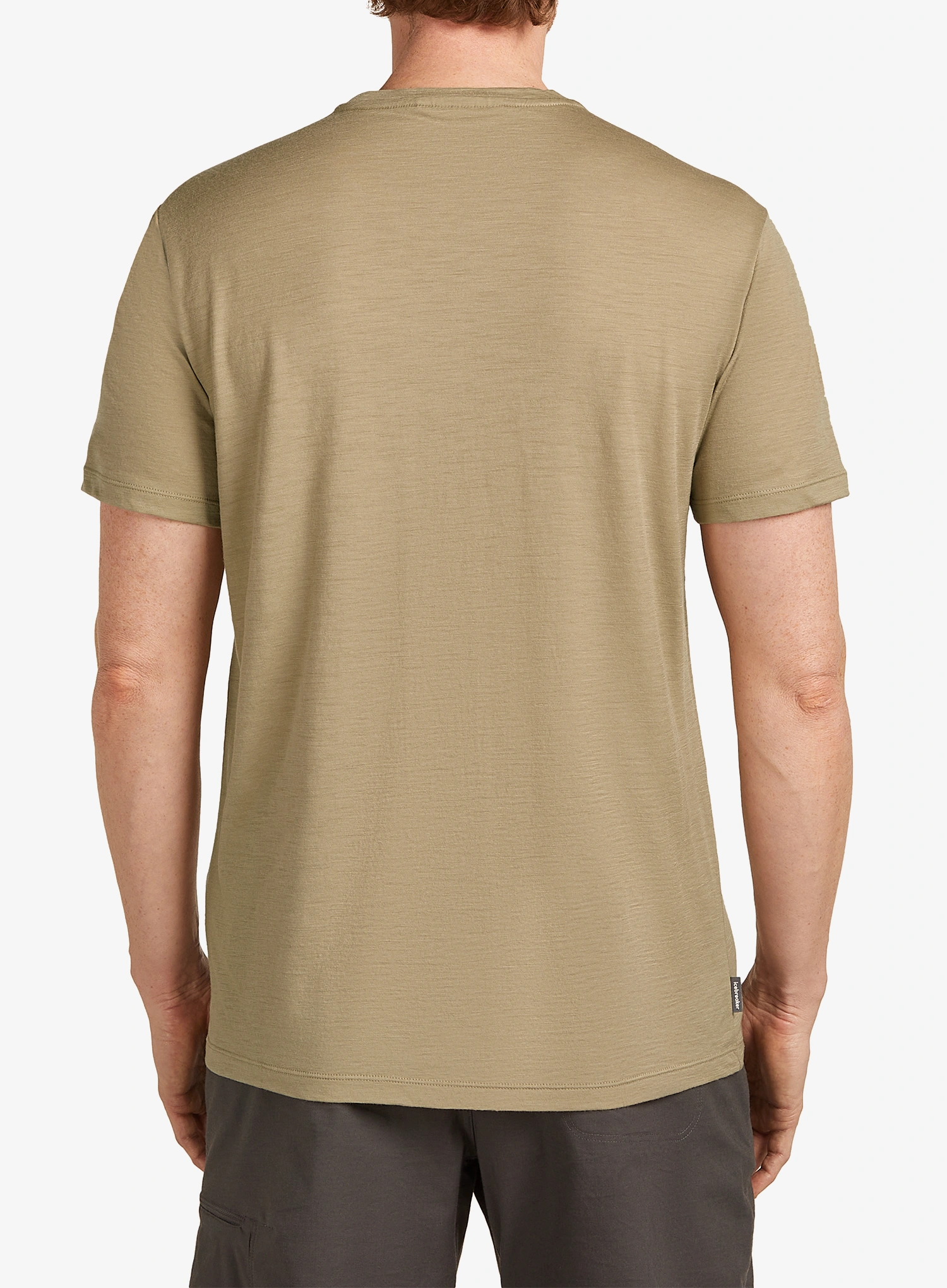 Тениска с щампа Icebreaker Merino 150 Tech Lite SS Tee Ruapehu Round - flagstone
