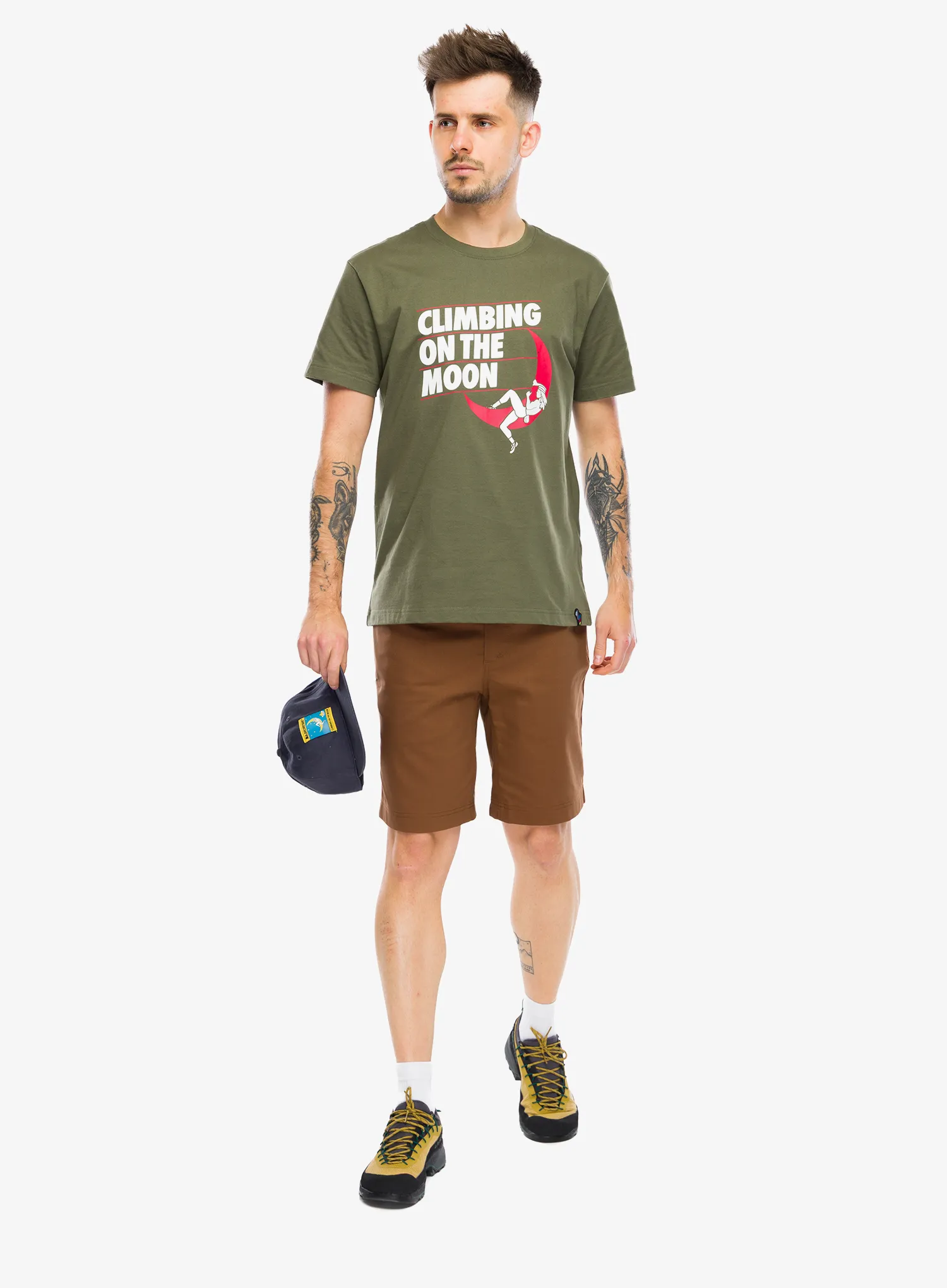 Тениска с щампа La Sportiva Moon Rock T-Shirt - cypress/chalk