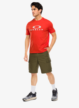 Тениска с щампа Oakley O Bark 2.0 - aviator orange