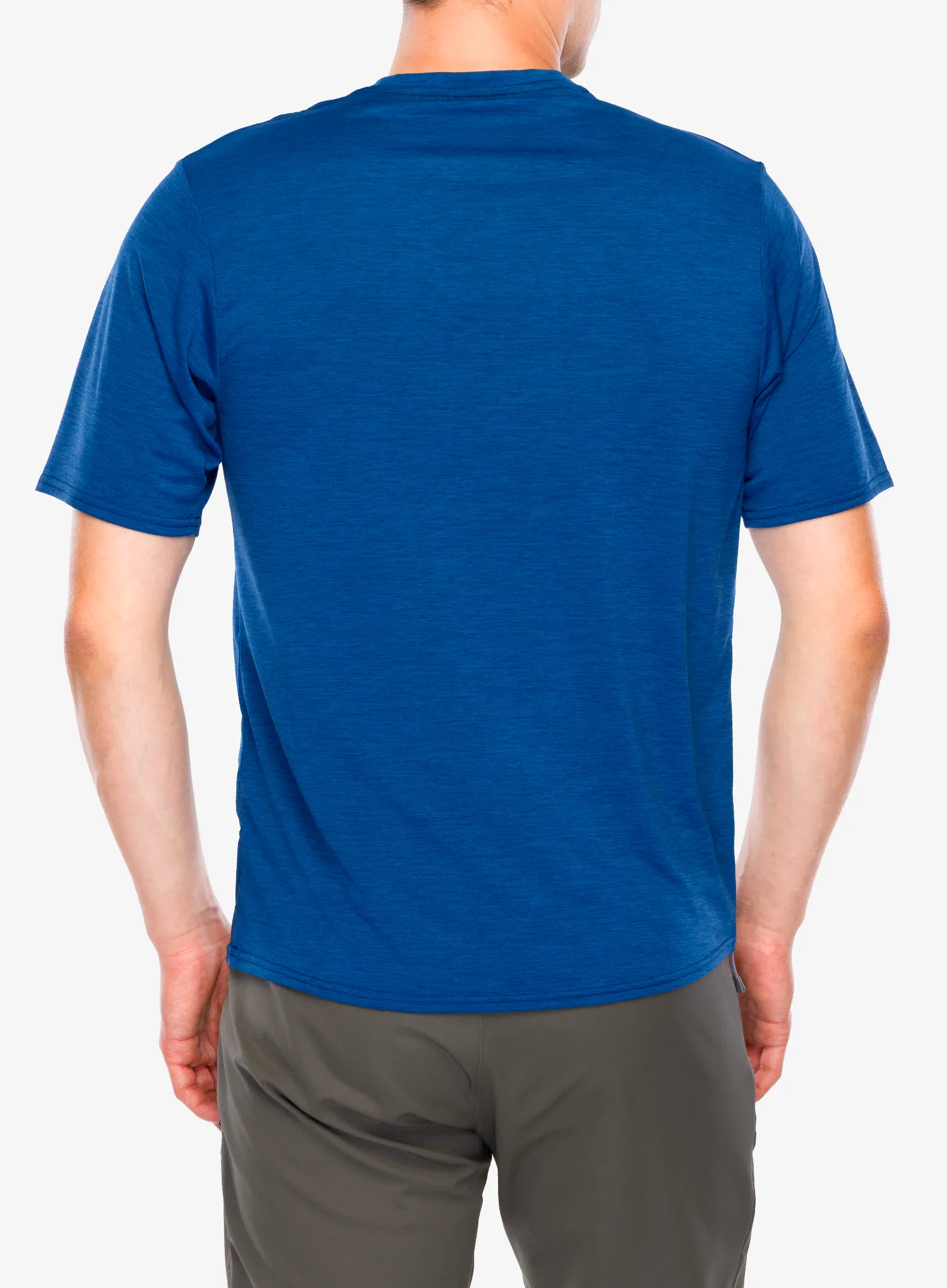 Тениска с щампа Patagonia Cap Cool Daily Graphic Shirt - 73 text logo/clement blue