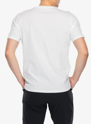 Тениска с щампа Salewa Eagle Geometric T-Shirt - optical white