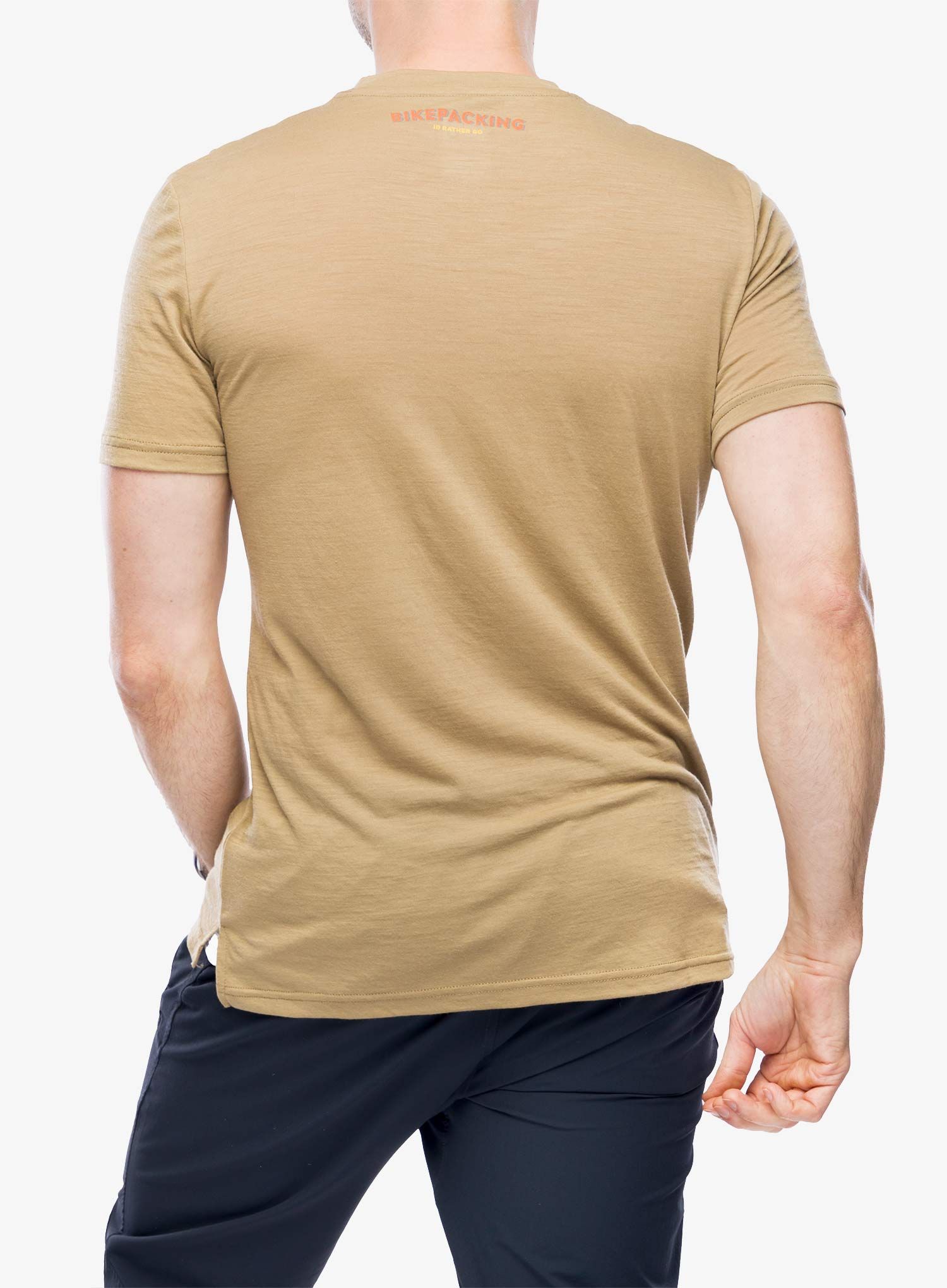 Тениска с щампа Super.natural Bikepacking Tee - oak/various