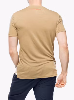 Тениска с щампа Super.natural Bikepacking Tee - oak/various