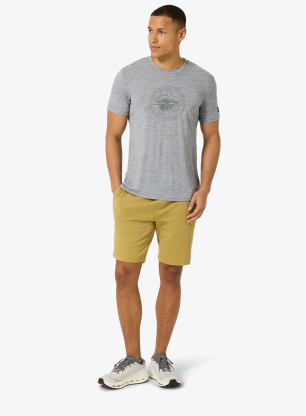 Тениска с щампа Super.natural Exploring Tee - c.mere grey mel/c.mere gry mel