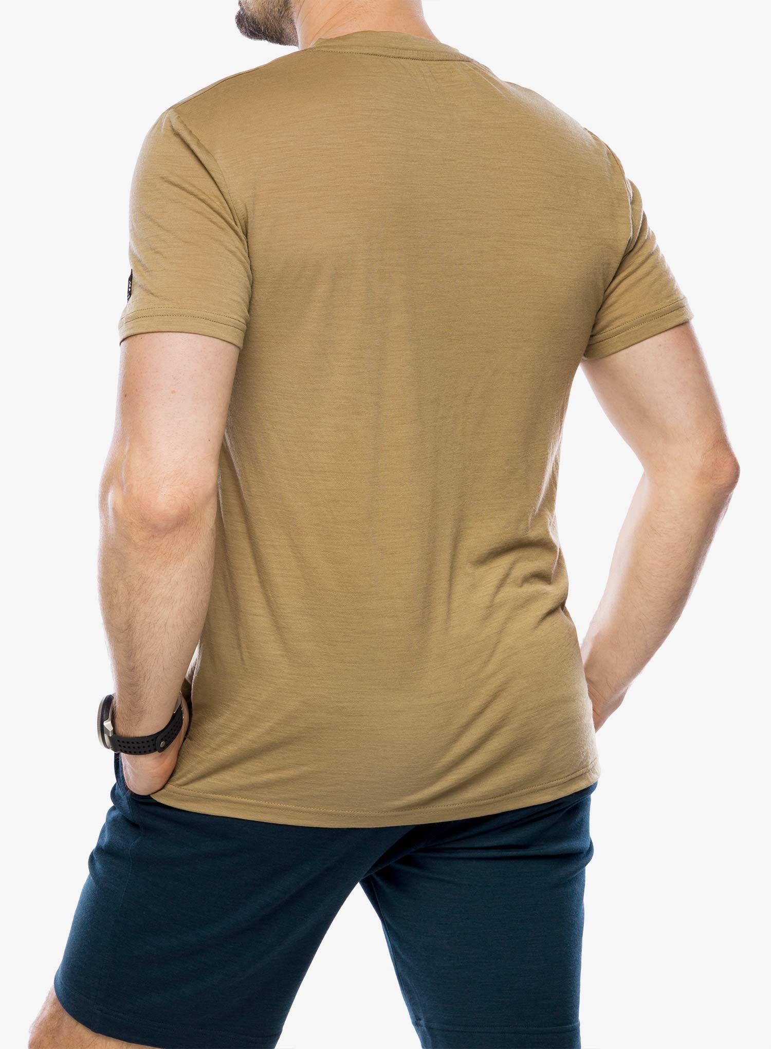 Тениска с щампа Super.natural Sn Sailor Tee - oak/jet black/dried sage