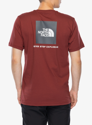 Тениска с щампа The North Face S/S Redbox Tee - sumac/asphalt grey