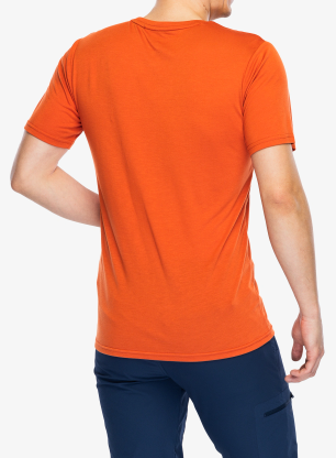 Тениска с щампа Viking Morain Bamboo - orange