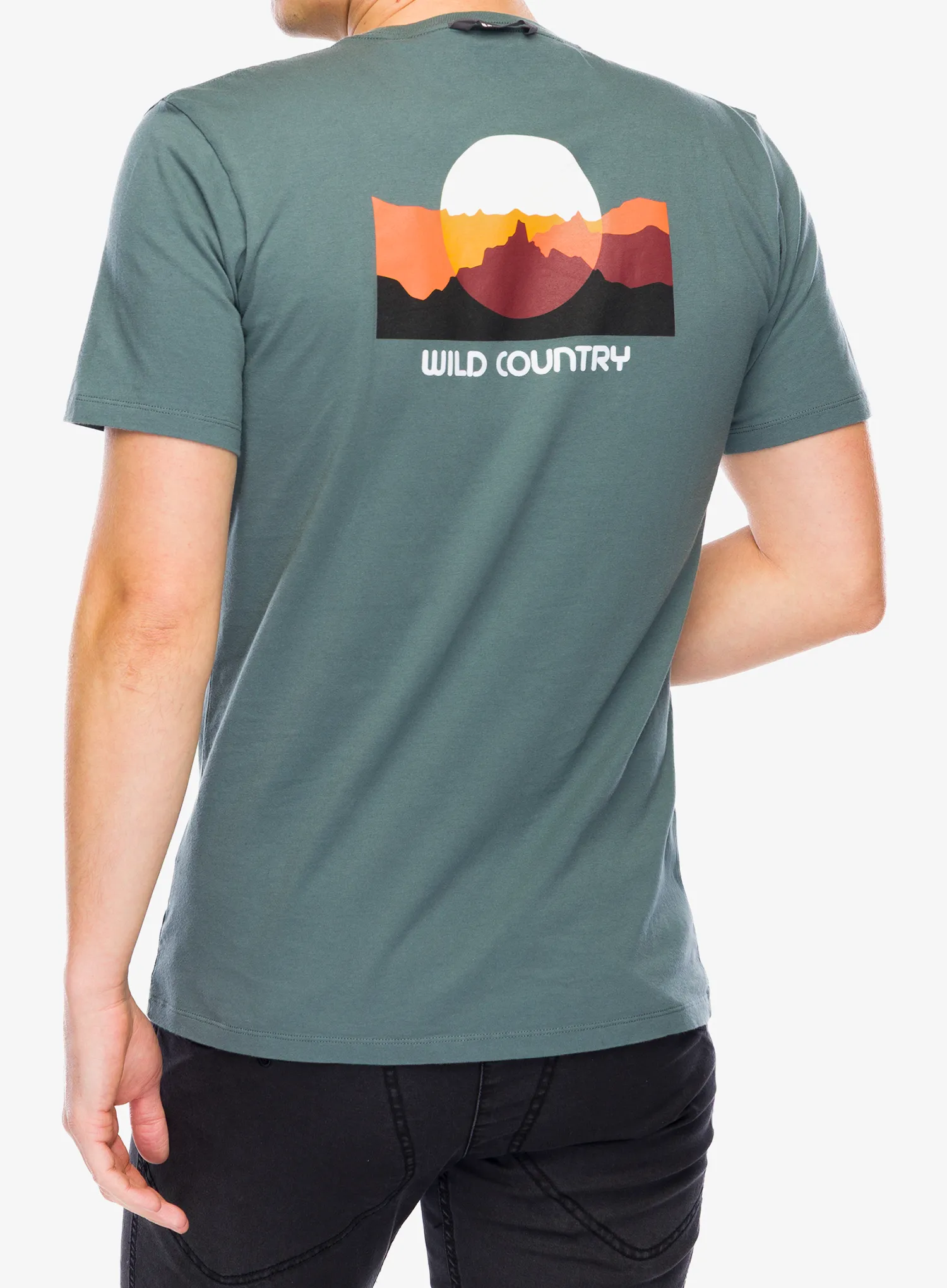 Тениска с щампа Wild Country Heritage T-Shirt -  marsh