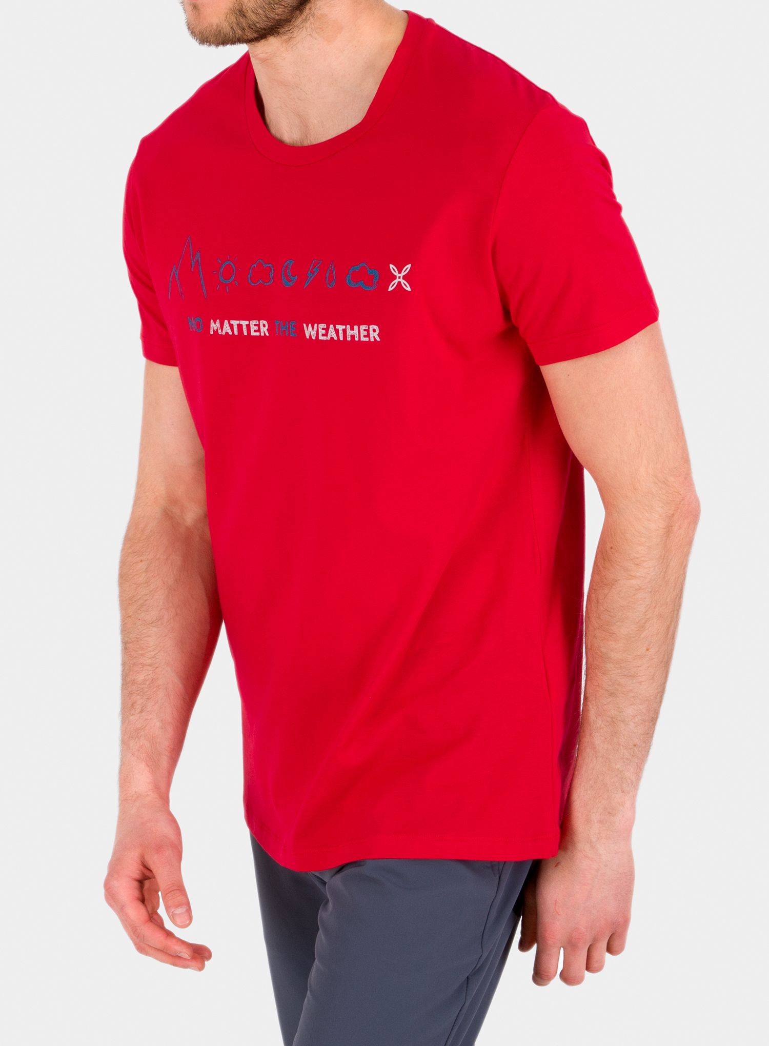 Памучна тениска Montura No Matter T-shirt - red