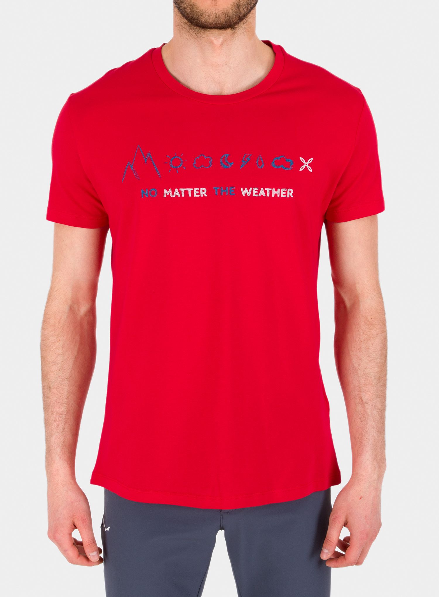 Памучна тениска Montura No Matter T-shirt - red