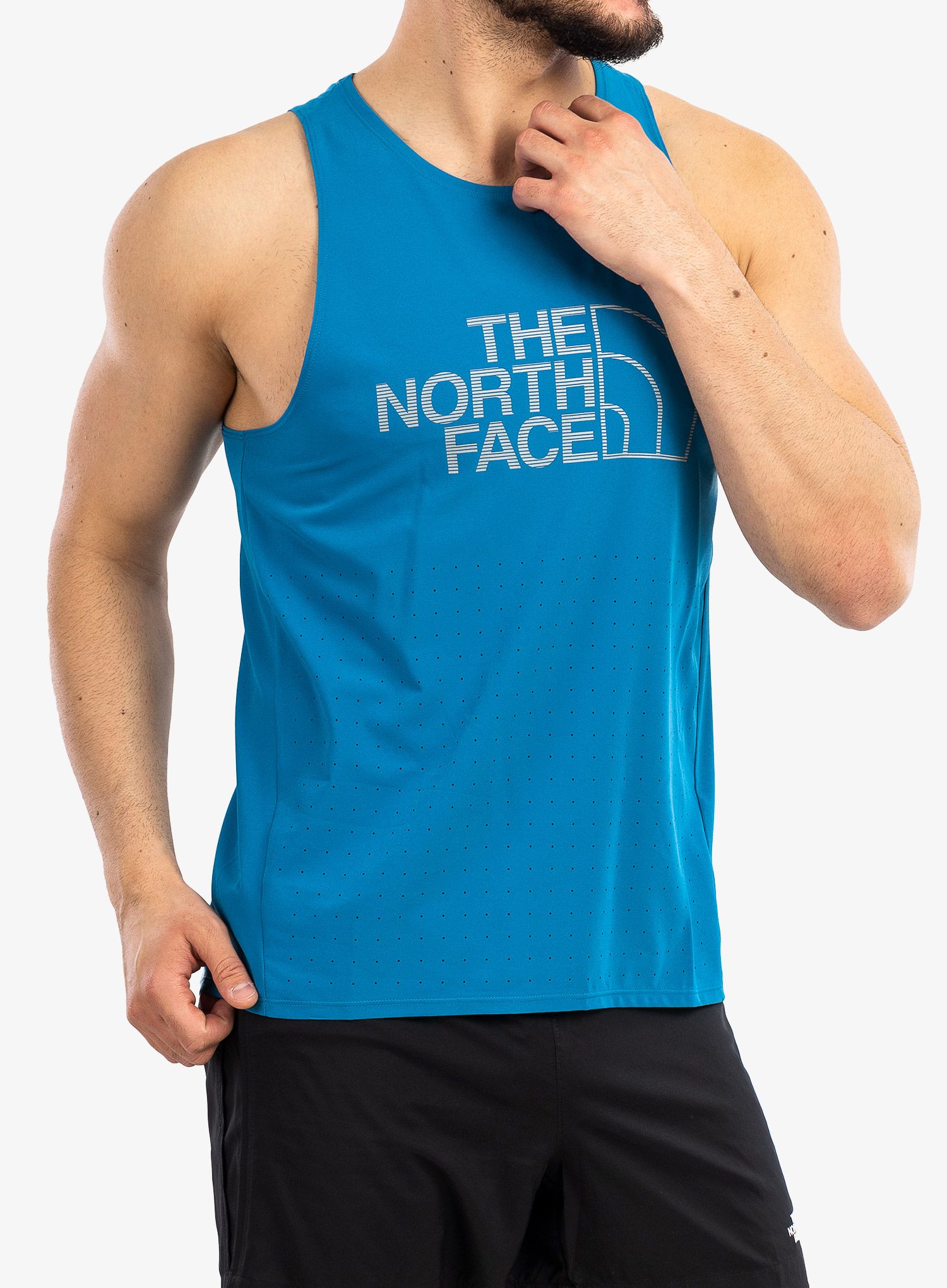 Тениска за бягане The North Face Flight Weightless Tank - banff blue