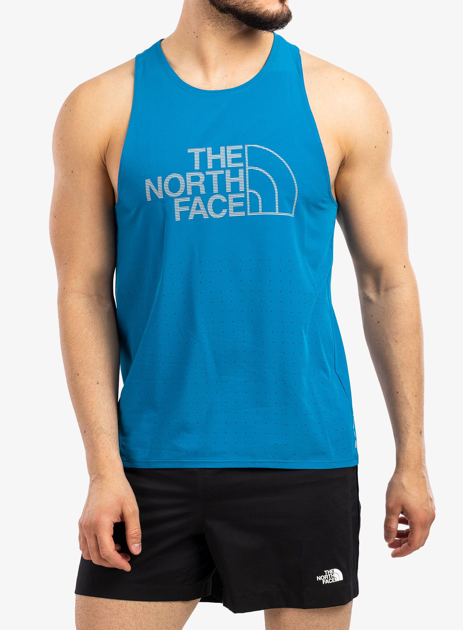 Тениска за бягане The North Face Flight Weightless Tank - banff blue