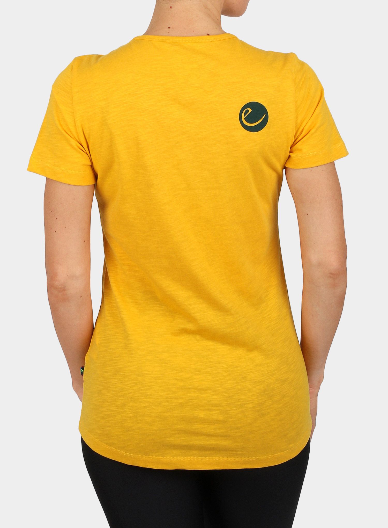 Дамска тениска Edelrid Highball T-Shirt IV - golden yellow