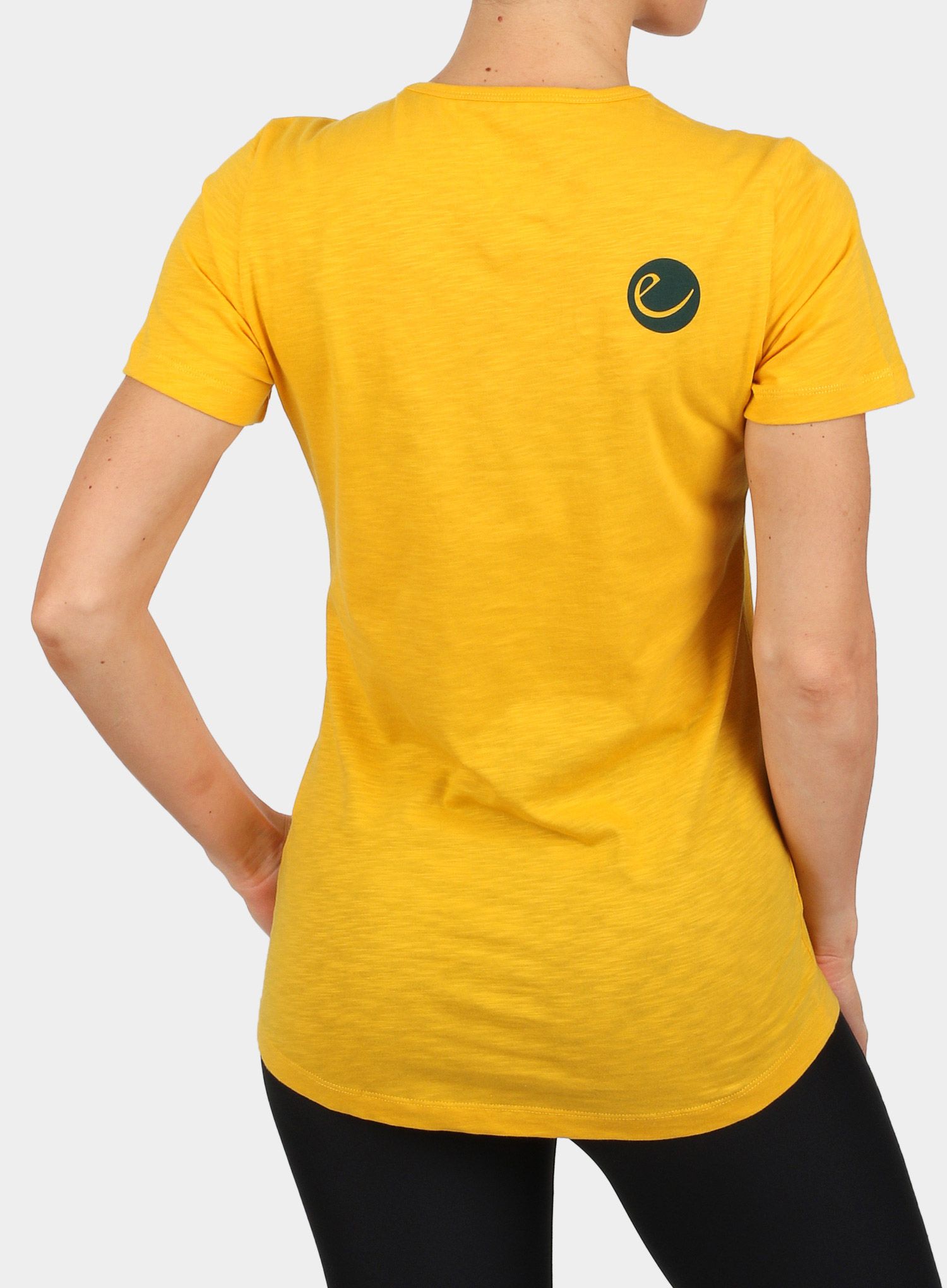 Дамска тениска Edelrid Highball T-Shirt IV - golden yellow