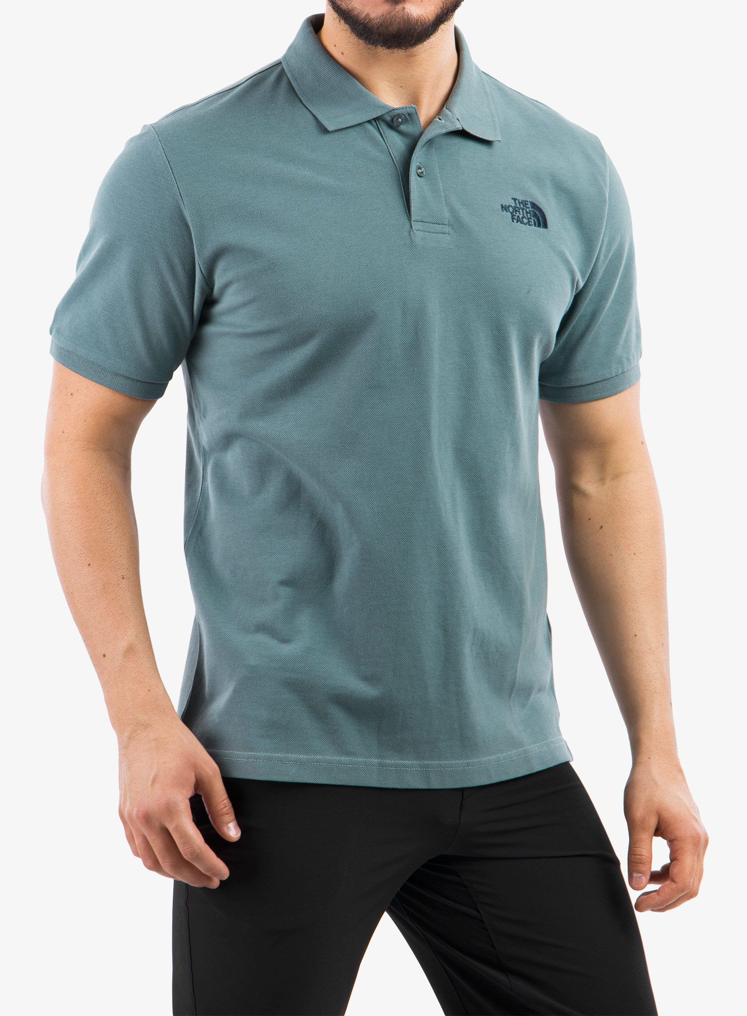 Тениска с яка The North Face Polo Piquet - goblin blue