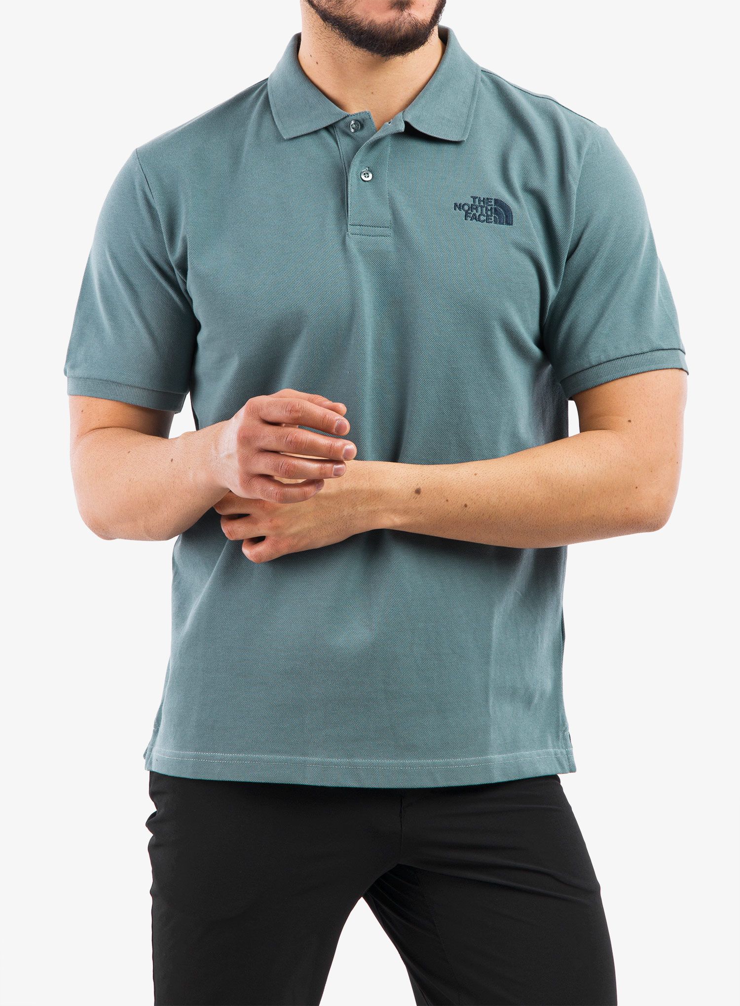 Тениска с яка The North Face Polo Piquet - goblin blue
