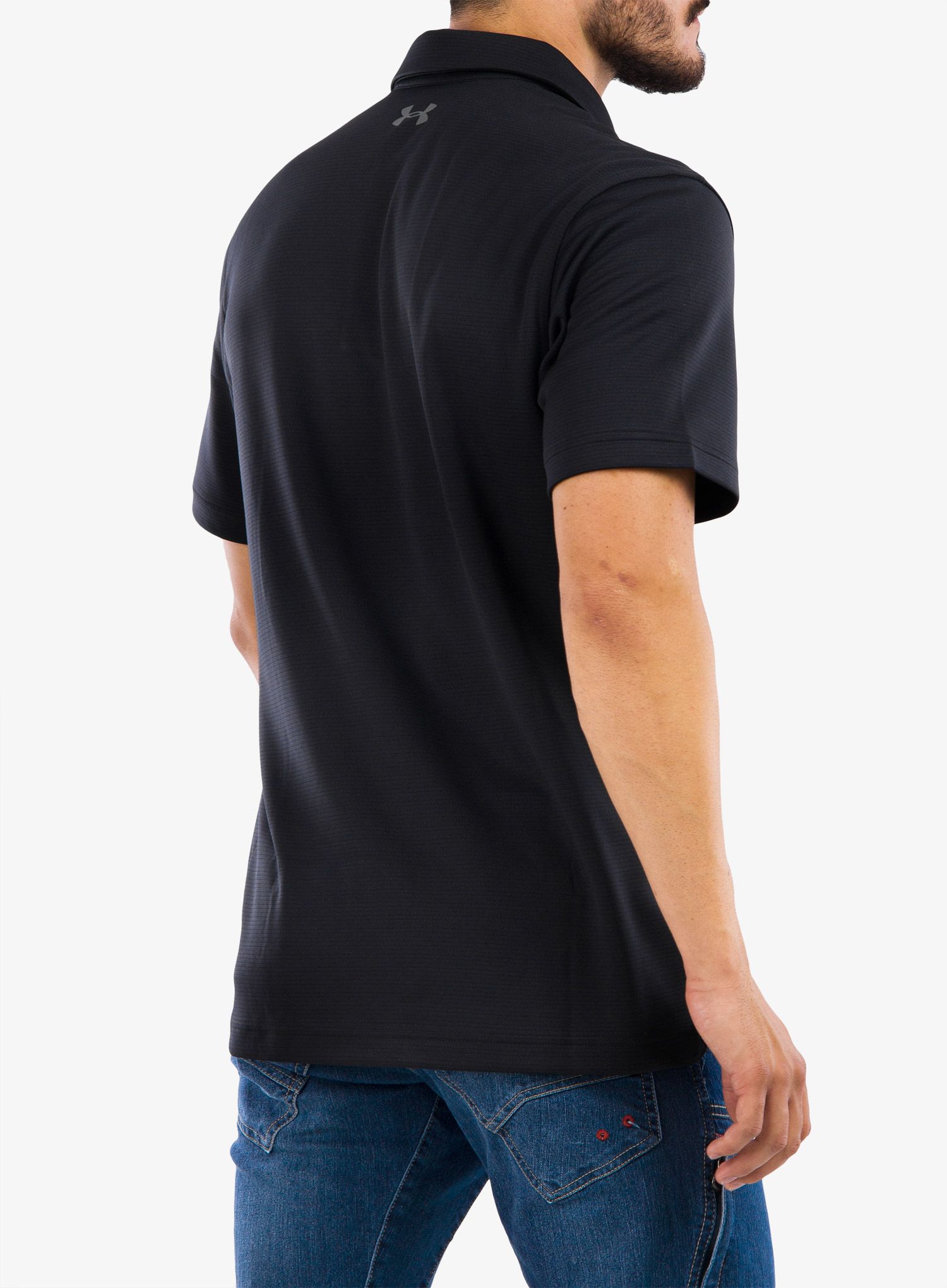 Тениска с яка Under Armour Tech Polo - black/graphite