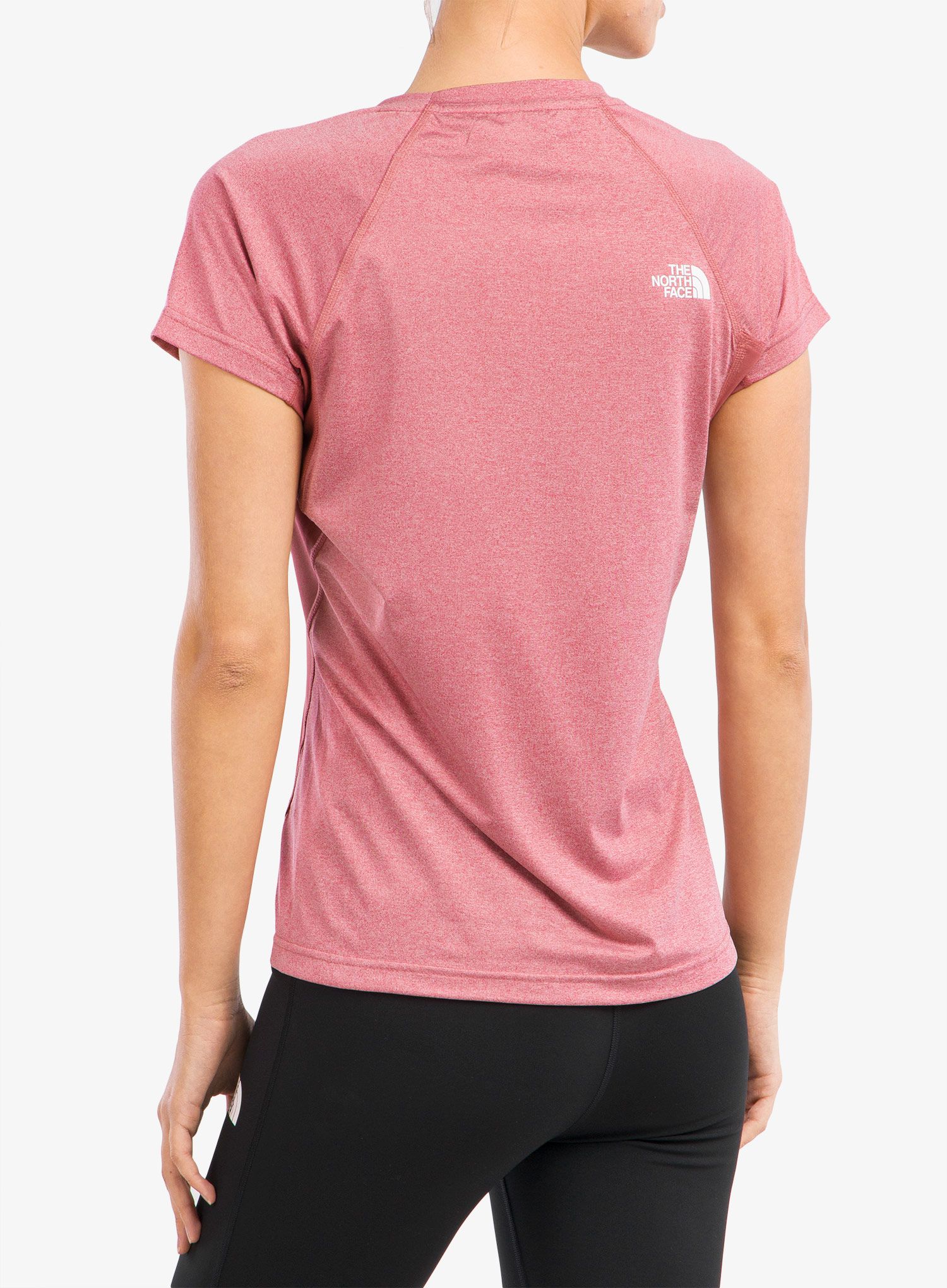 Дамска бързосъхнеща тениска The North Face AO Tee - slate rose heather/slate rose