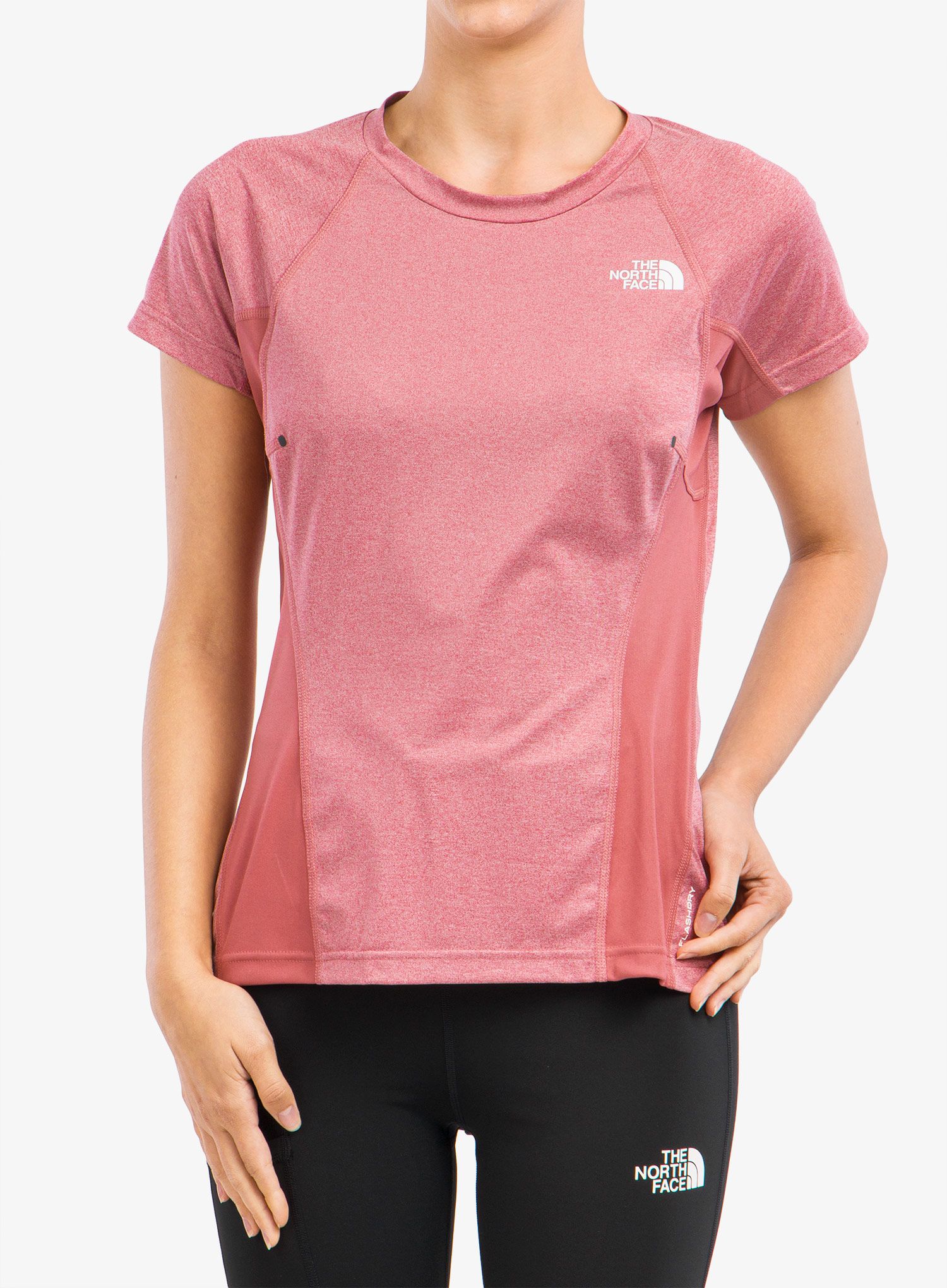 Дамска бързосъхнеща тениска The North Face AO Tee - slate rose heather/slate rose