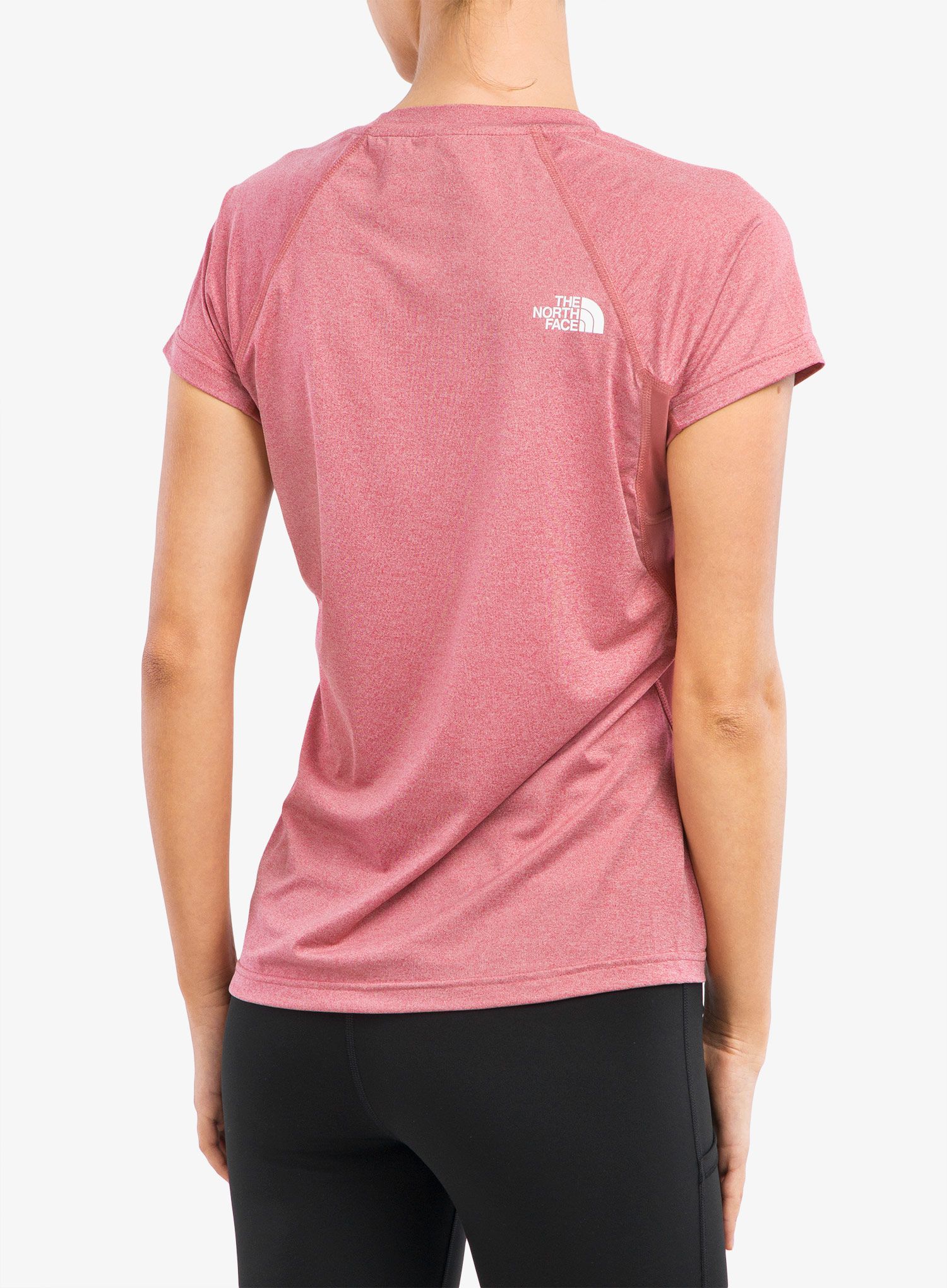 Дамска бързосъхнеща тениска The North Face AO Tee - slate rose heather/slate rose