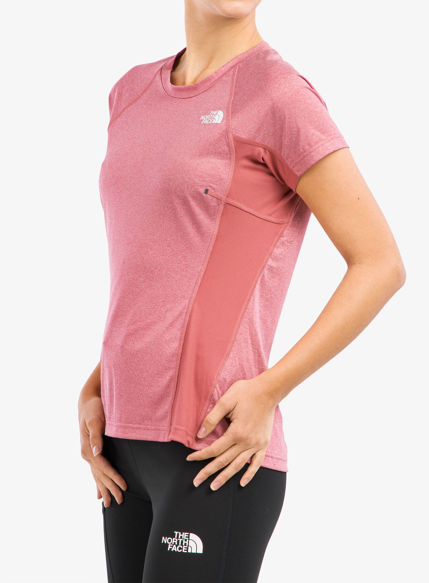 Дамска бързосъхнеща тениска The North Face AO Tee - slate rose heather/slate rose