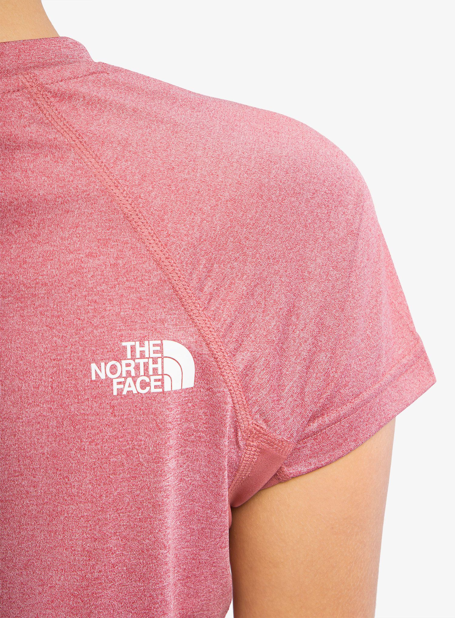 Дамска бързосъхнеща тениска The North Face AO Tee - slate rose heather/slate rose