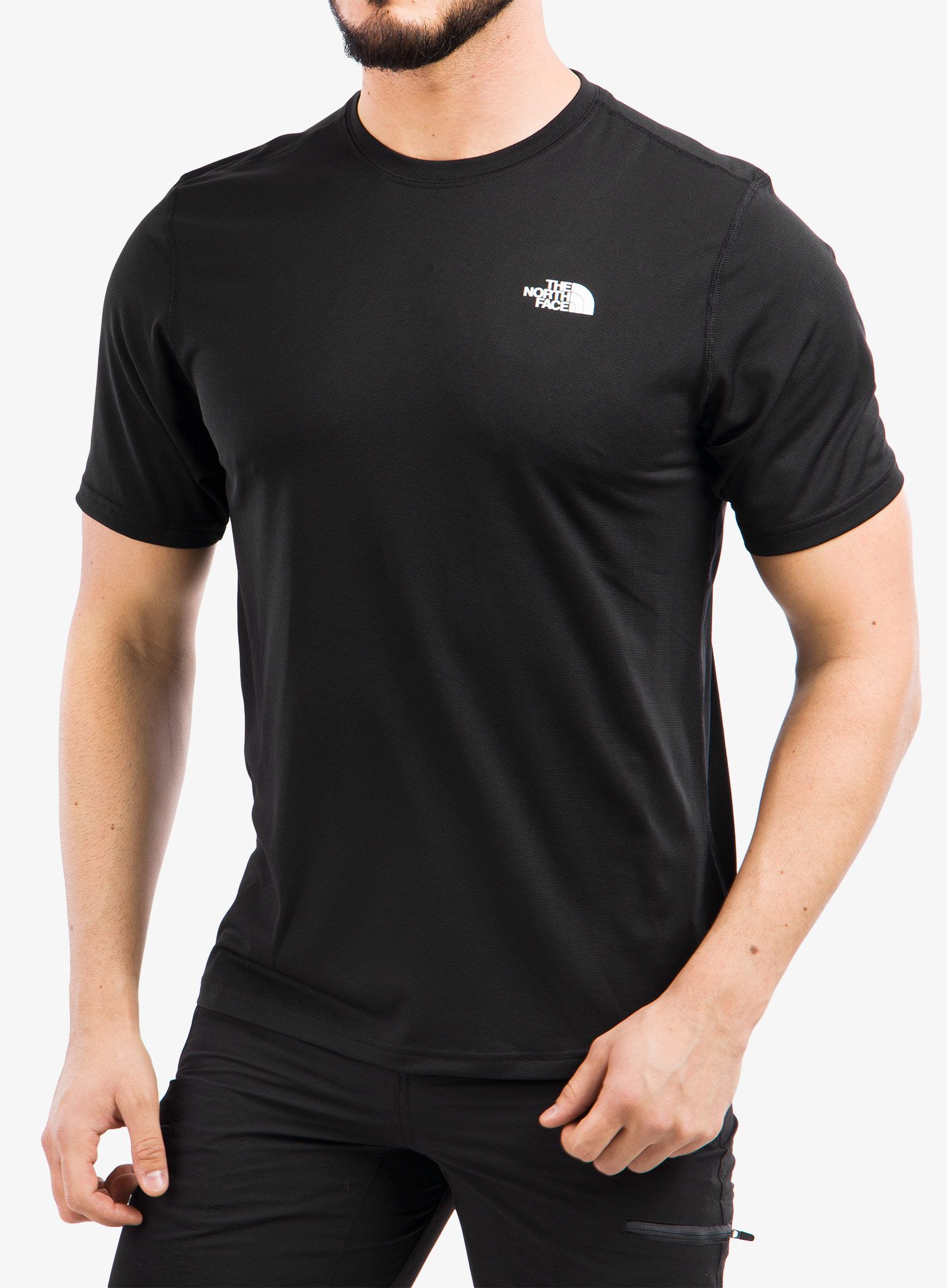 Бързосъхнеща тениска The North Face Flex II S/S - tnf black