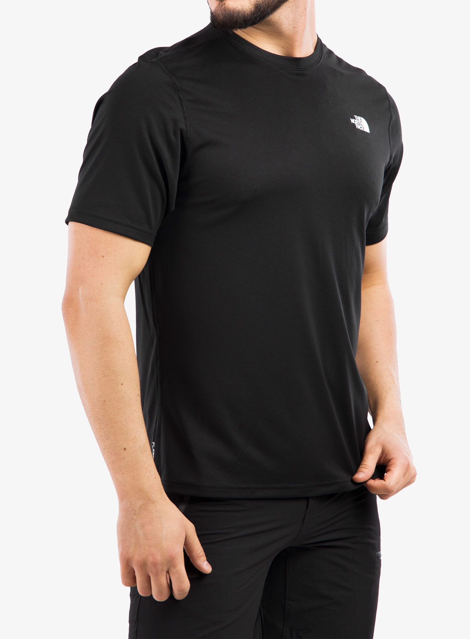 Бързосъхнеща тениска The North Face Flex II S/S - tnf black