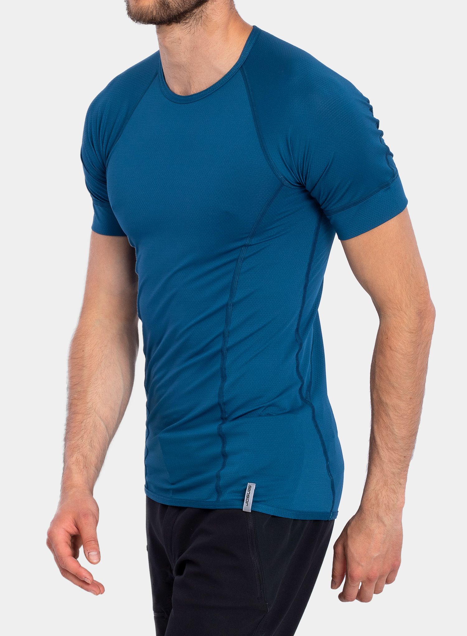 Термоактивна тениска Sensor Coolmax Tech Tee SS - saphire