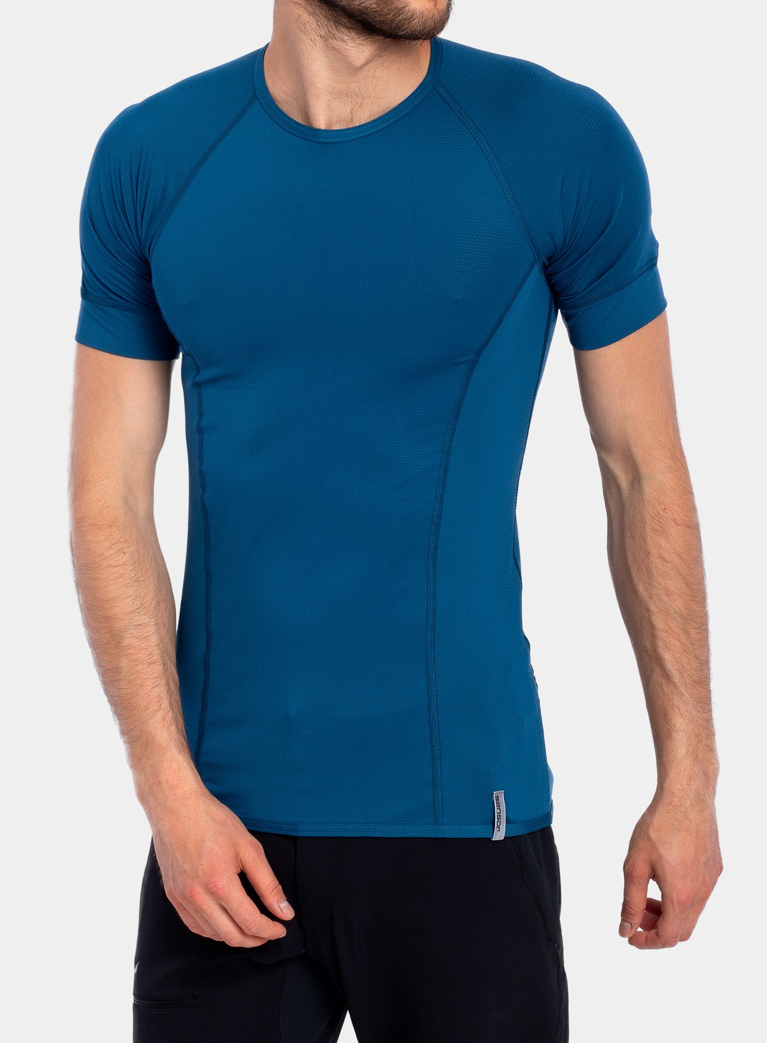Термоактивна тениска Sensor Coolmax Tech Tee SS - saphire