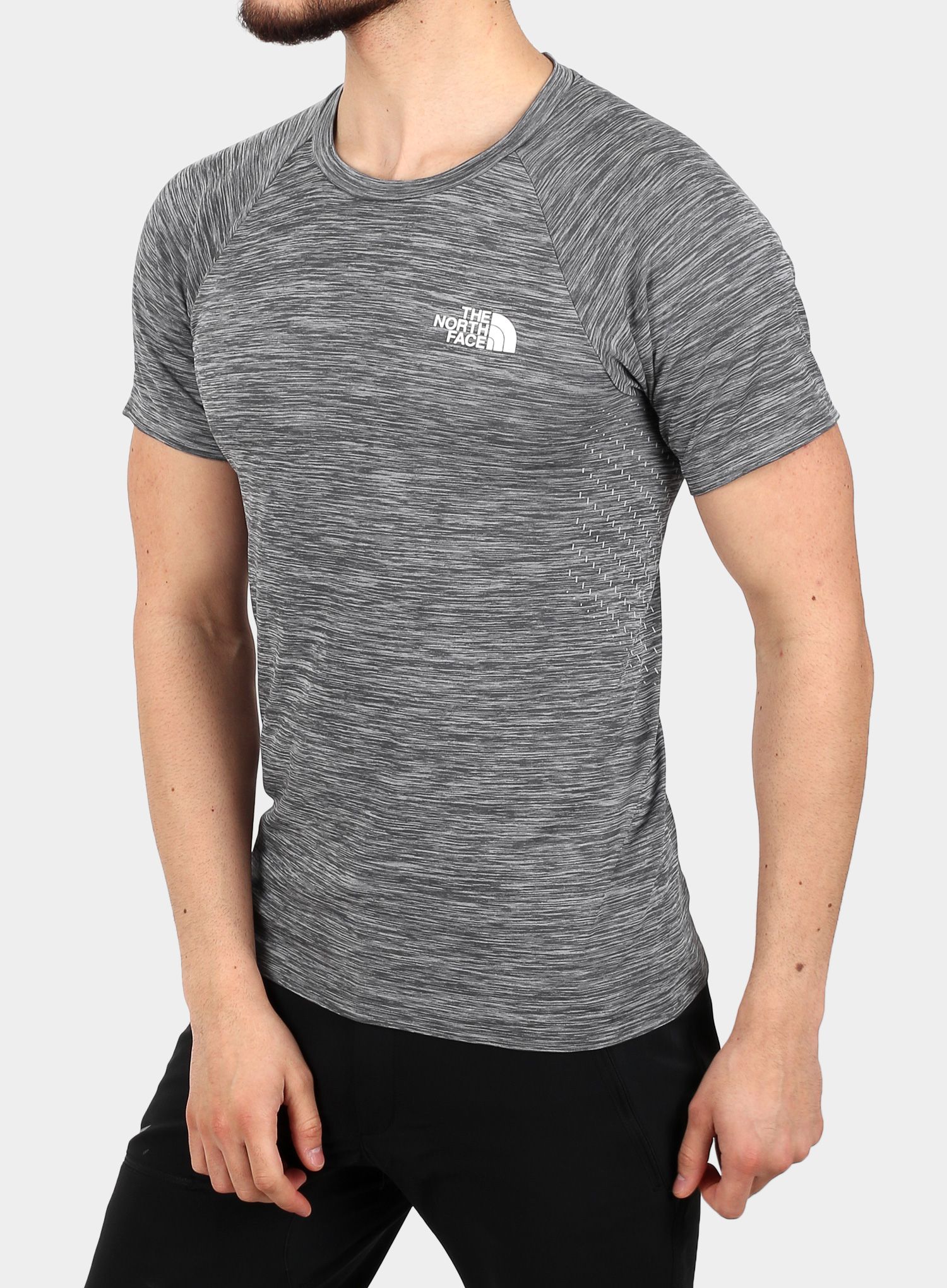 Тениска The North Face Impendor Seamless Tee - blk white/white