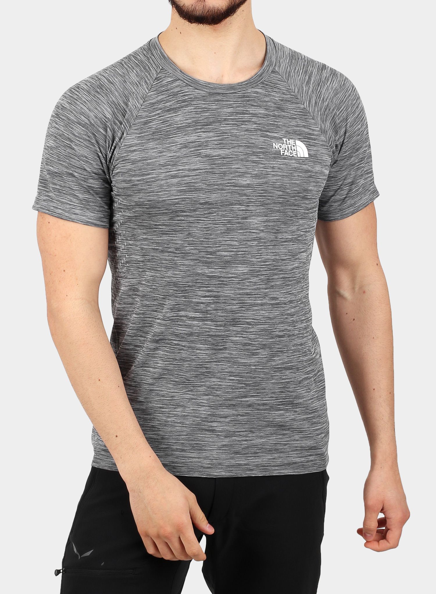 Тениска The North Face Impendor Seamless Tee - blk white/white