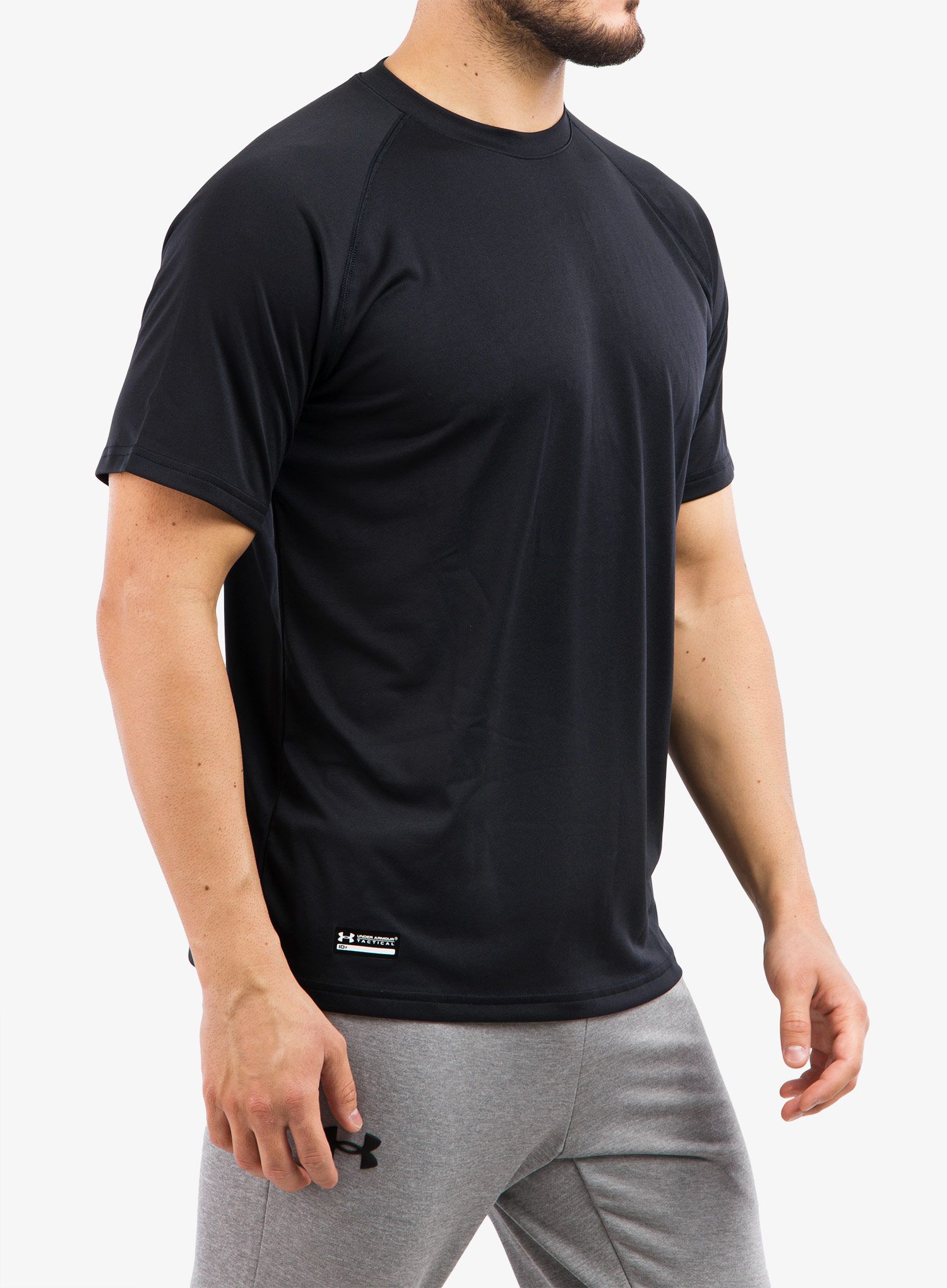 Тактическа тениска Under Armour UA Tactical Tech Short Sleeve - Loose - black/clear