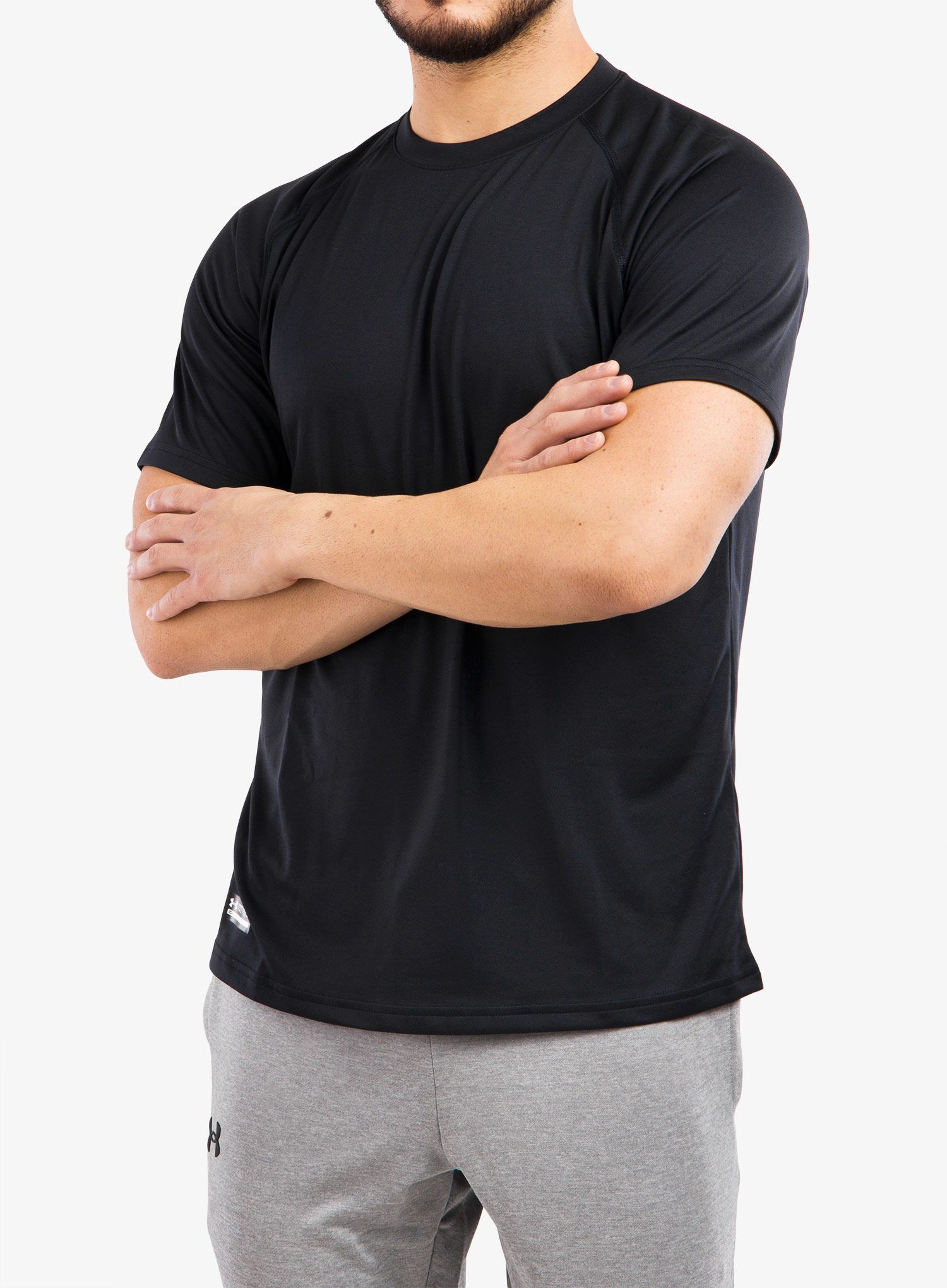 Тактическа тениска Under Armour UA Tactical Tech Short Sleeve - Loose - black/clear