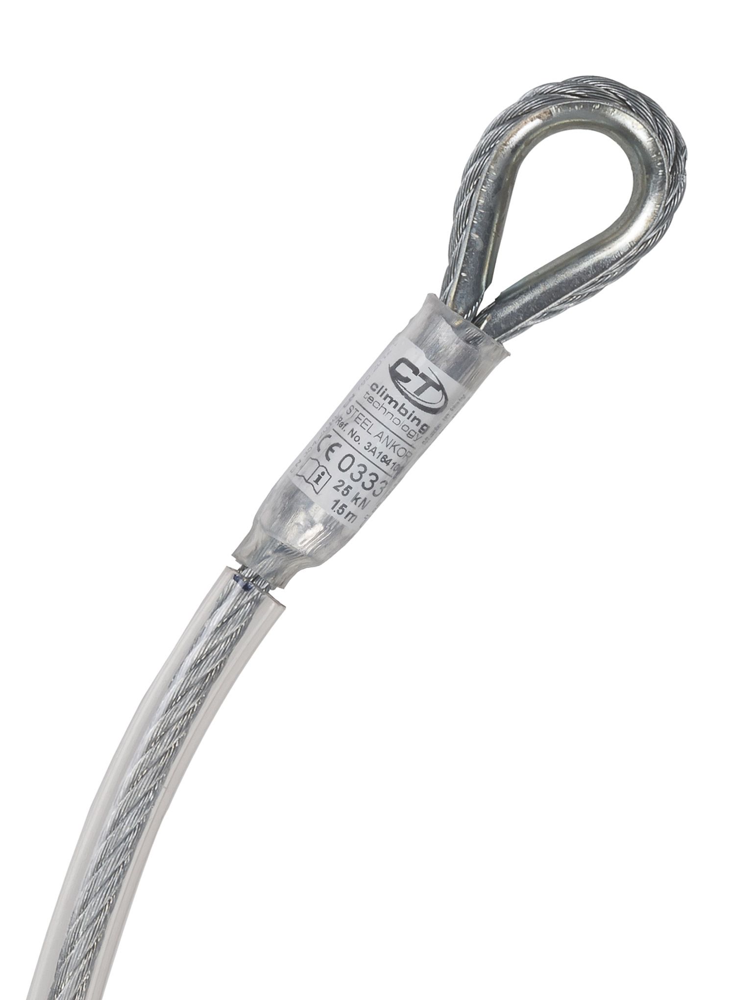 Стоманено въже с уши Climbing Technology/SKYLOTEC Steel Ankor 150cm