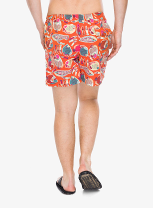 Къси панталони Patagonia Baggies Shorts 5 - wrasse/pollinator orange