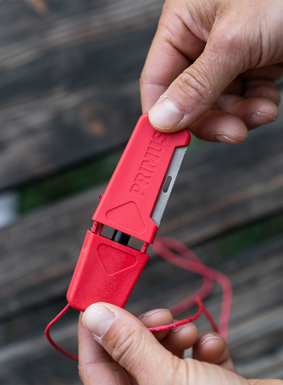 Магнезиева запалка Primus Ignition Steel L - barn red/red