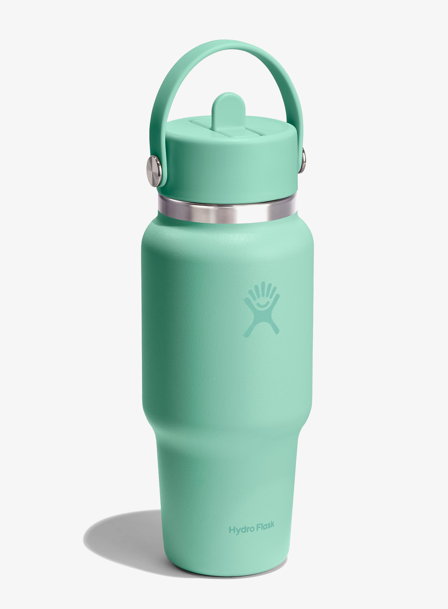 Термочаша Hydro Flask 24 Oz  Travel Tumbler Clear Lid (710 ml) - mermaid green