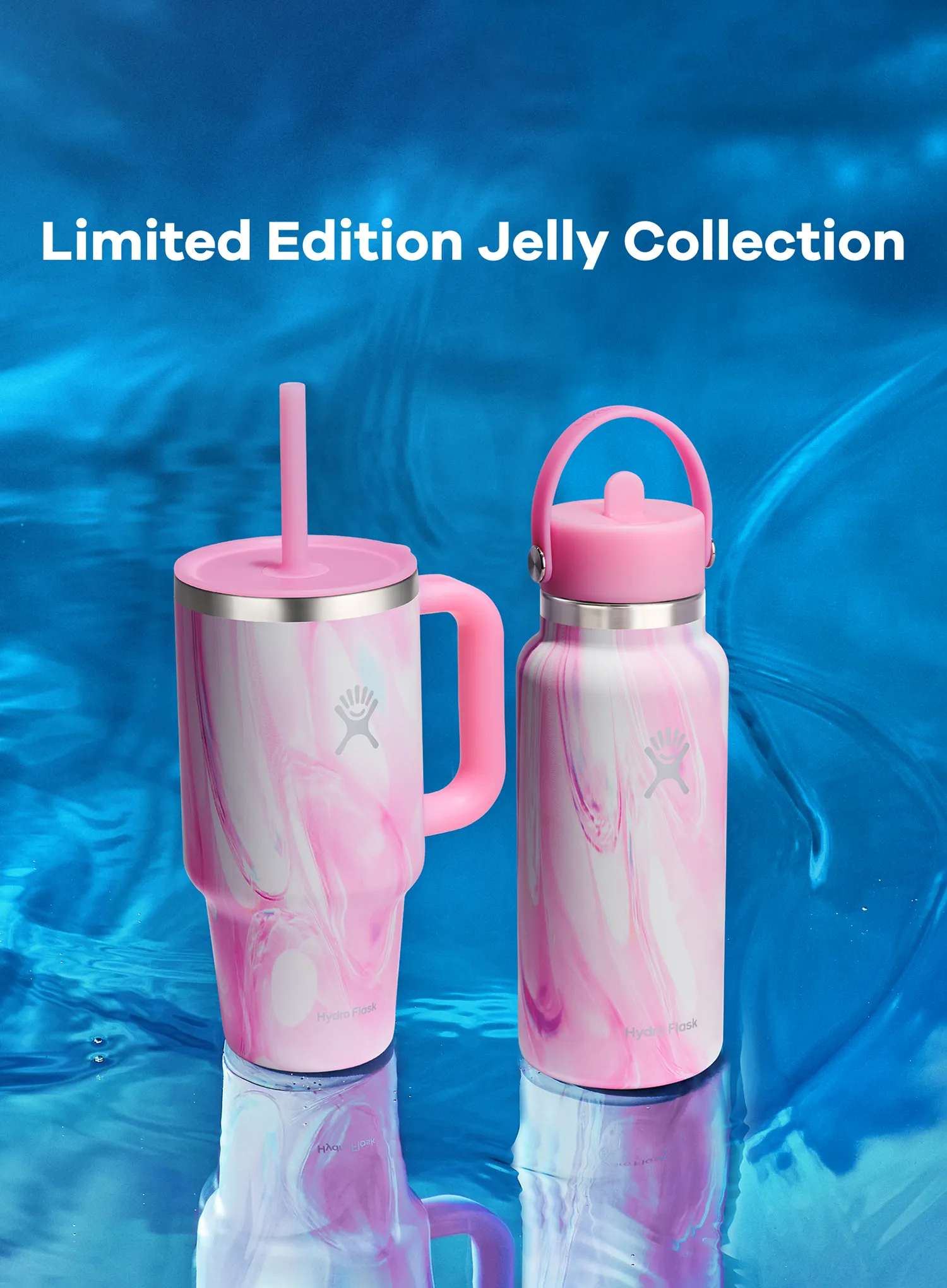 Термочаша Hydro Flask 32 oz Travel Tumbler (946 ml) - jelly pink