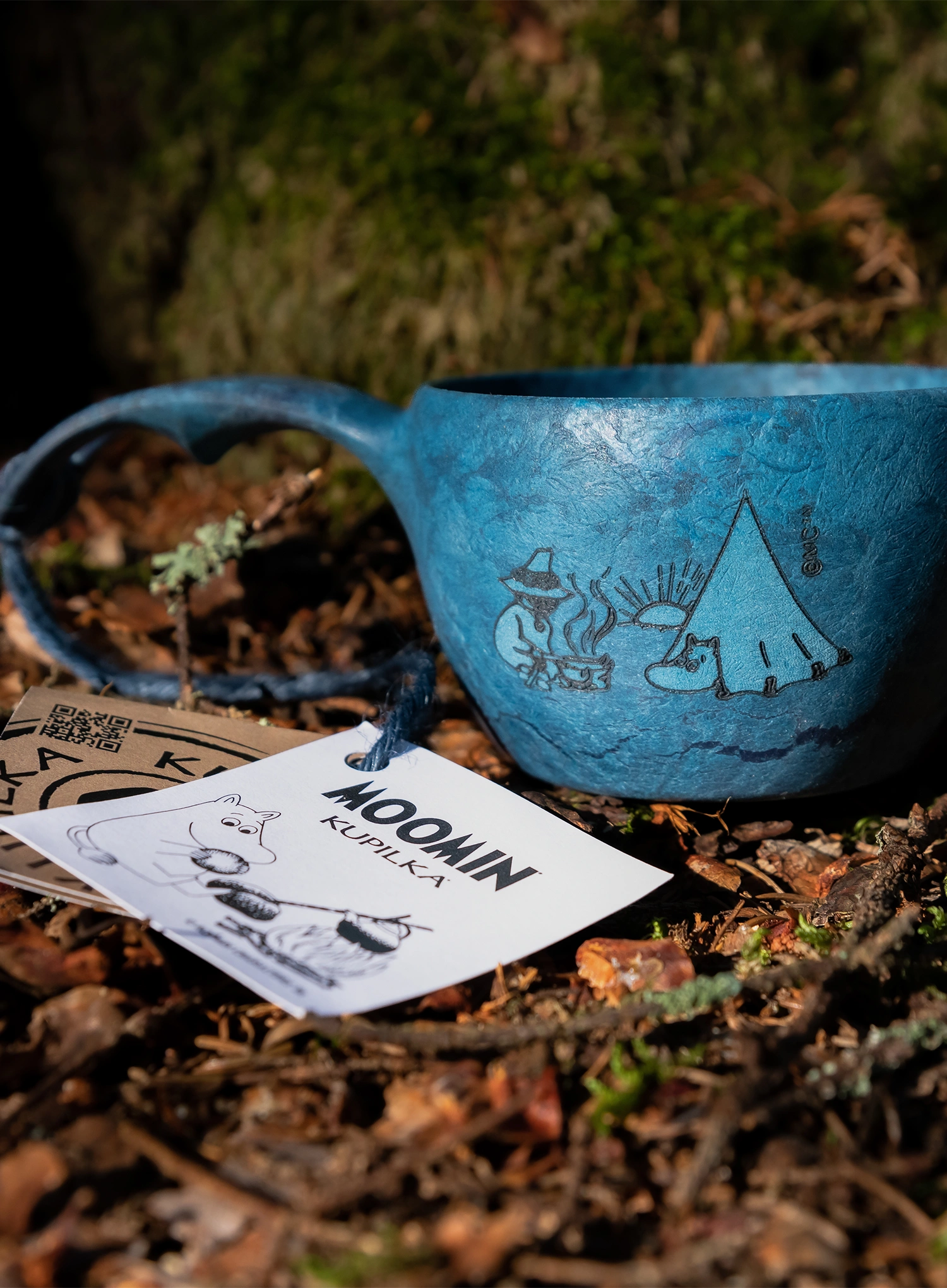 Туристическа чаша Kupilka 21 Moomin Moomins Camping (0,21 l) - blue