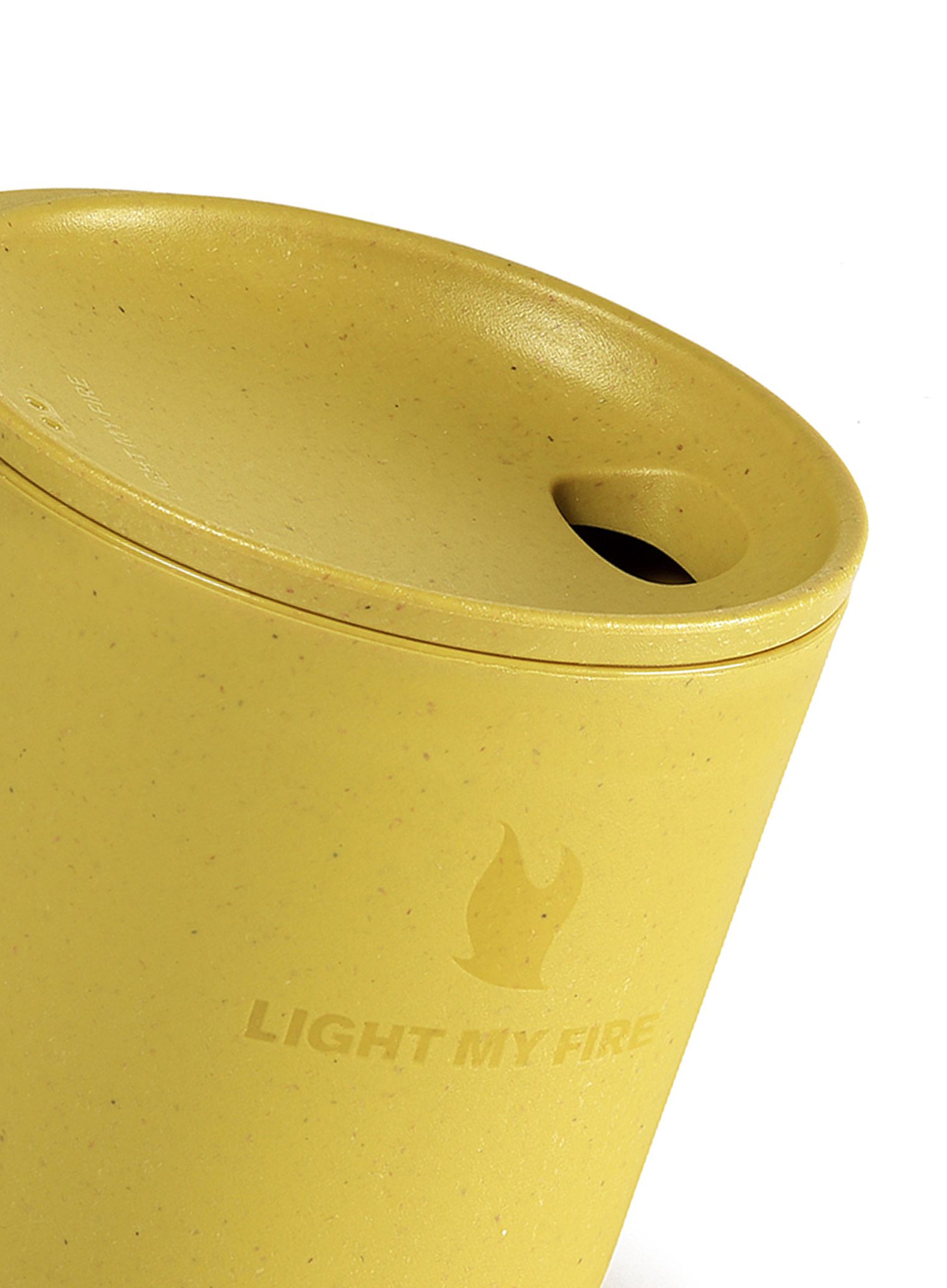 Туристическа чаша Light My Fire MyCup & Lid Short (0,25 l) - mustyyellow