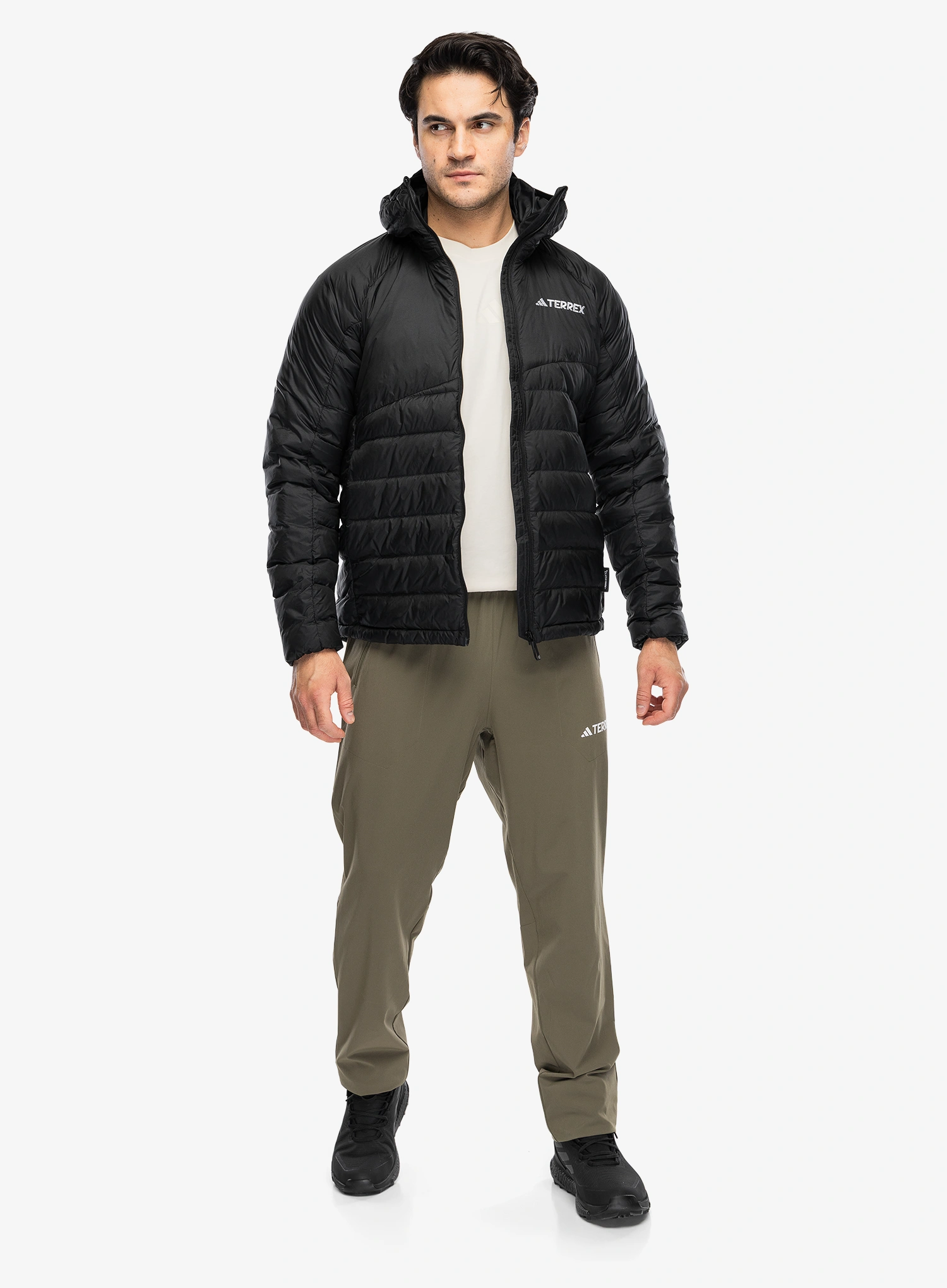 Яке adidas TERREX Xperior CLIMAWARM+ Down Hooded Jacket - black