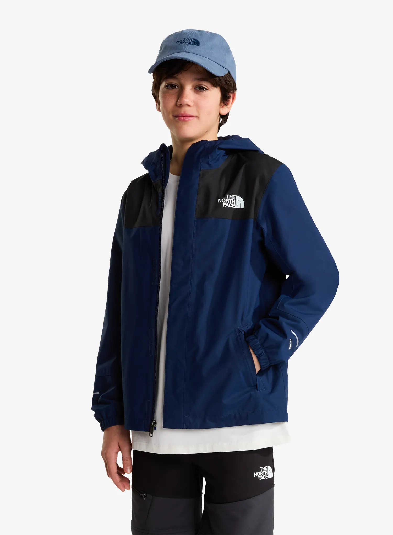 Яке за момче The North Face Antora Rain Jacket - summit navy