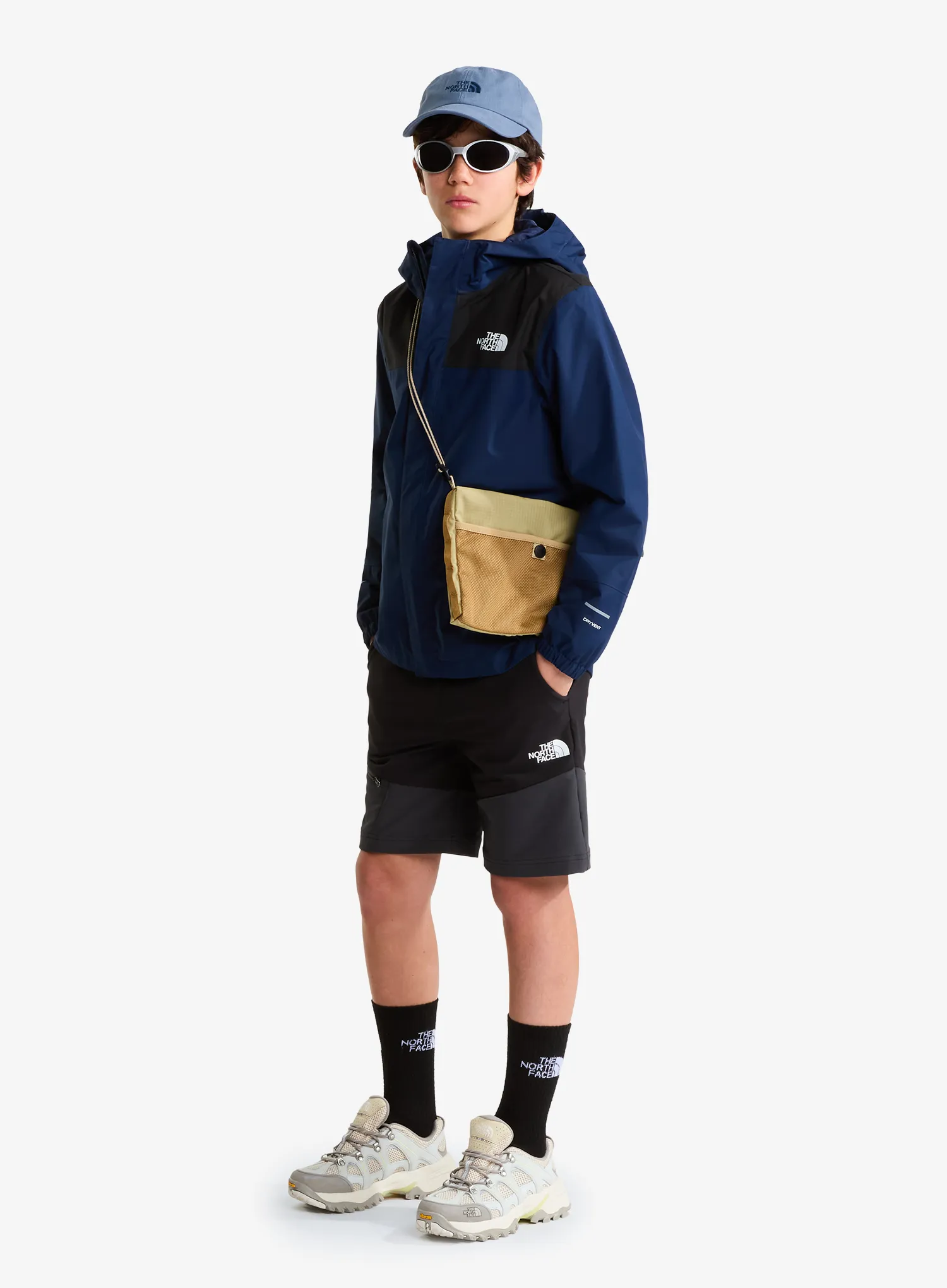 Яке за момче The North Face Antora Rain Jacket - summit navy