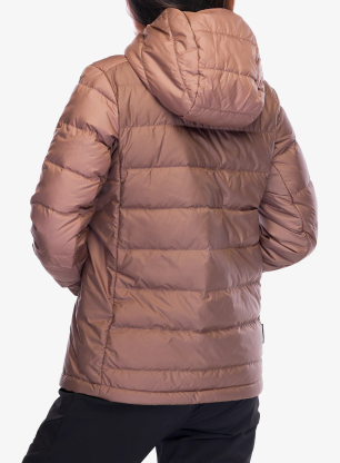 Дамско яке adidas TERREX Multi Light Down Hooded Jacket - earth strata/trace brown