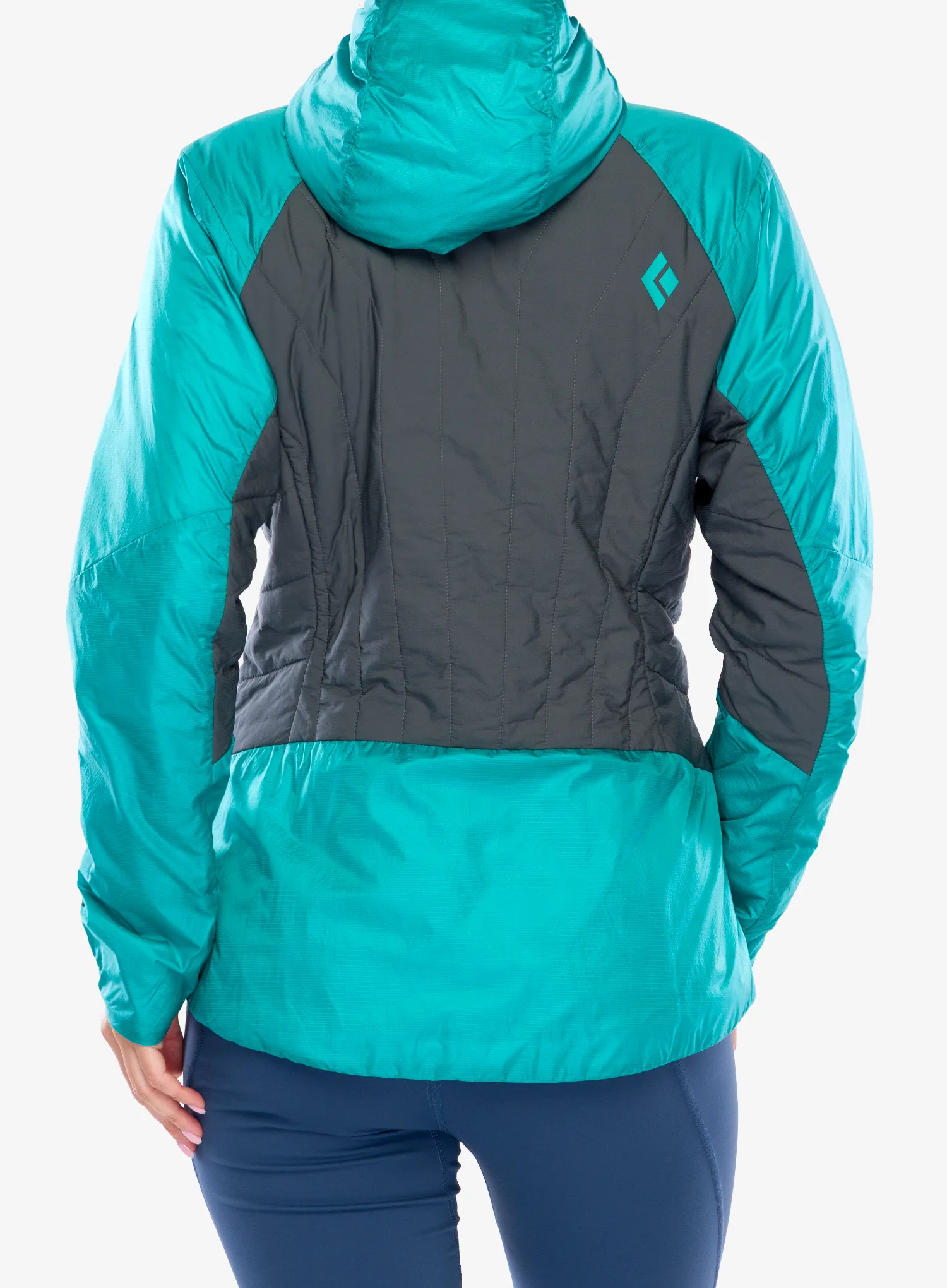 Дамско яке Black Diamond Vision Hybrid Hoody - dark patina