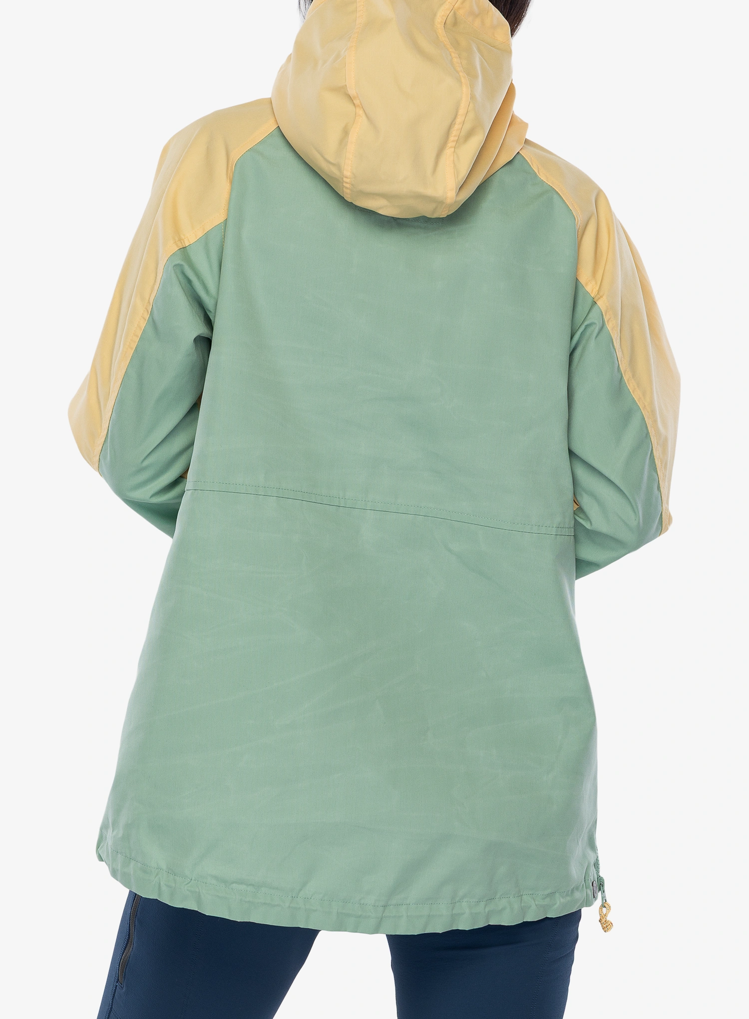 Дамско яке Fjallraven Vardag Anorak - mais yellow/aloe green