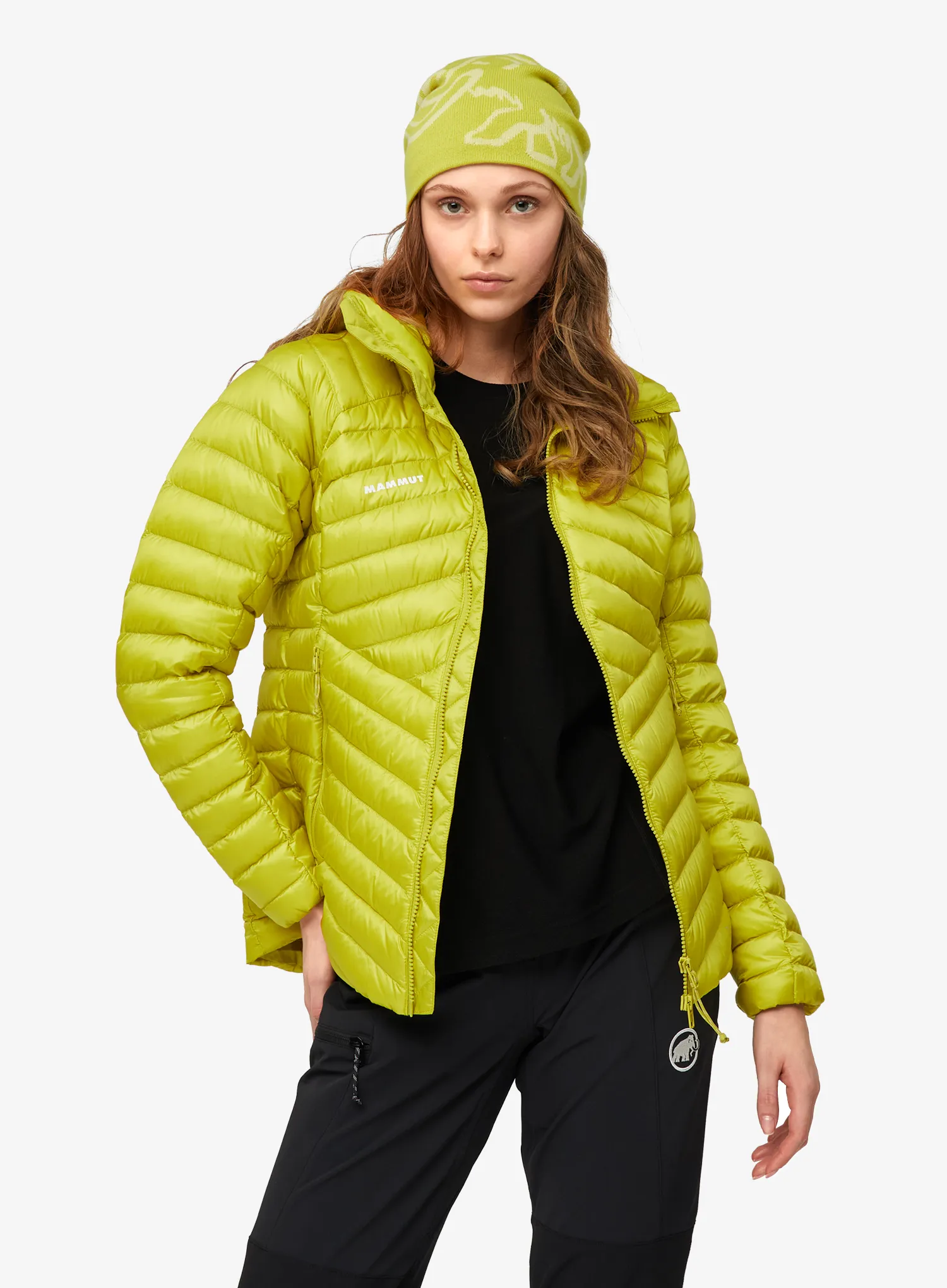 Дамско яке Mammut Broad Peak IN Hooded Jacket - acacia