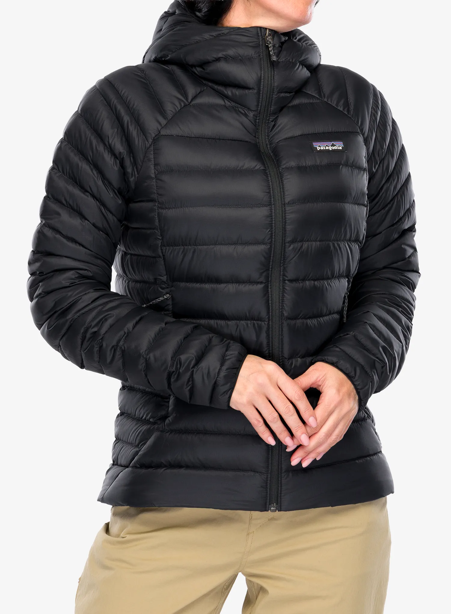Дамско яке Patagonia Down Sweater Hoody - black